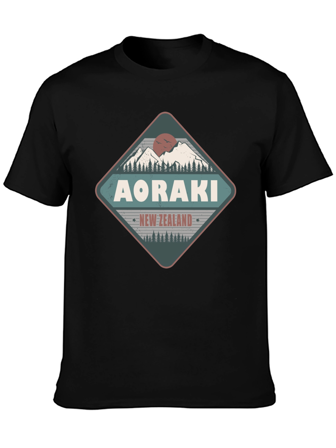 Aoraki New Zealand Graphic Tee