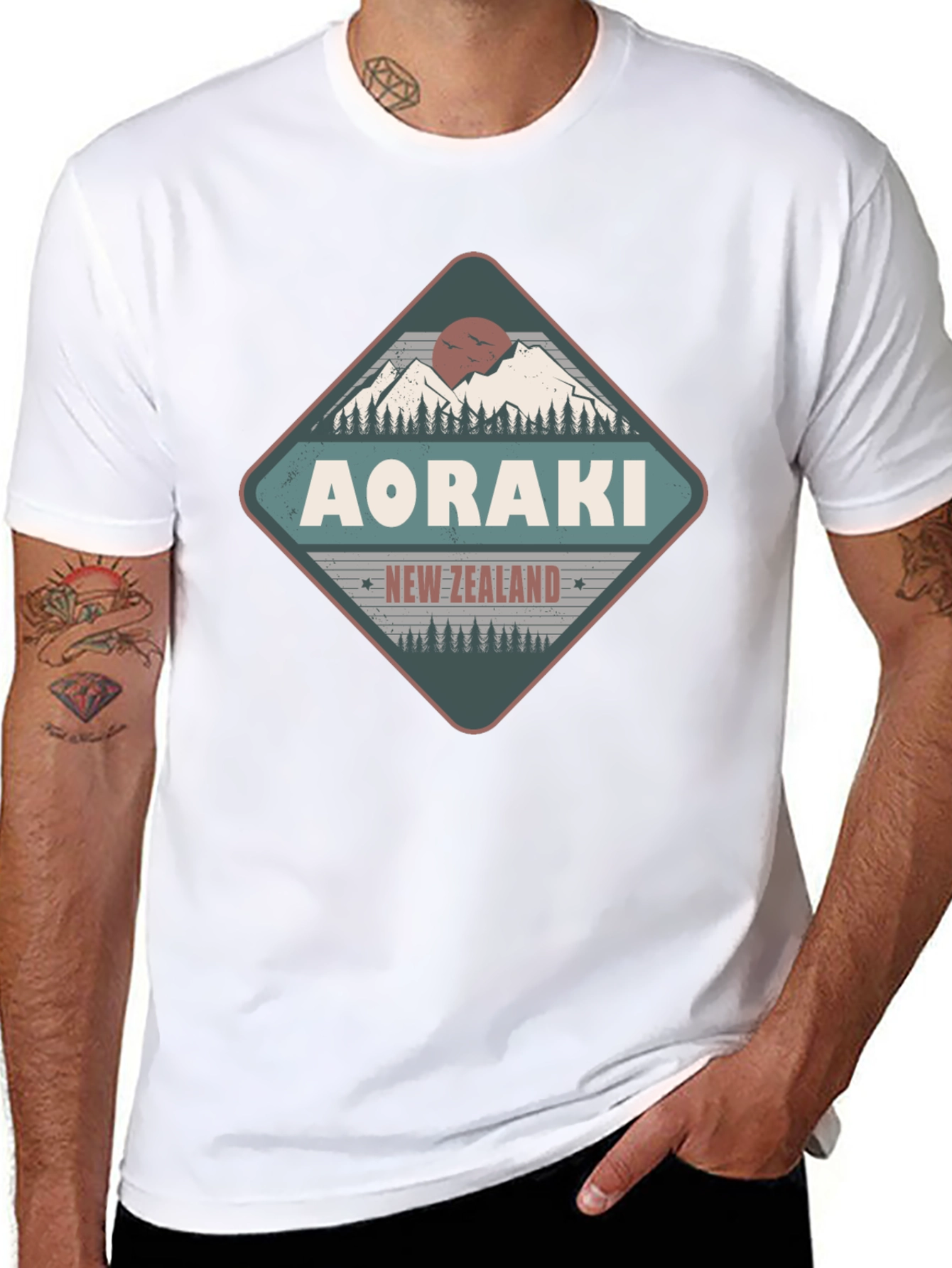 Aoraki New Zealand Graphic Tee