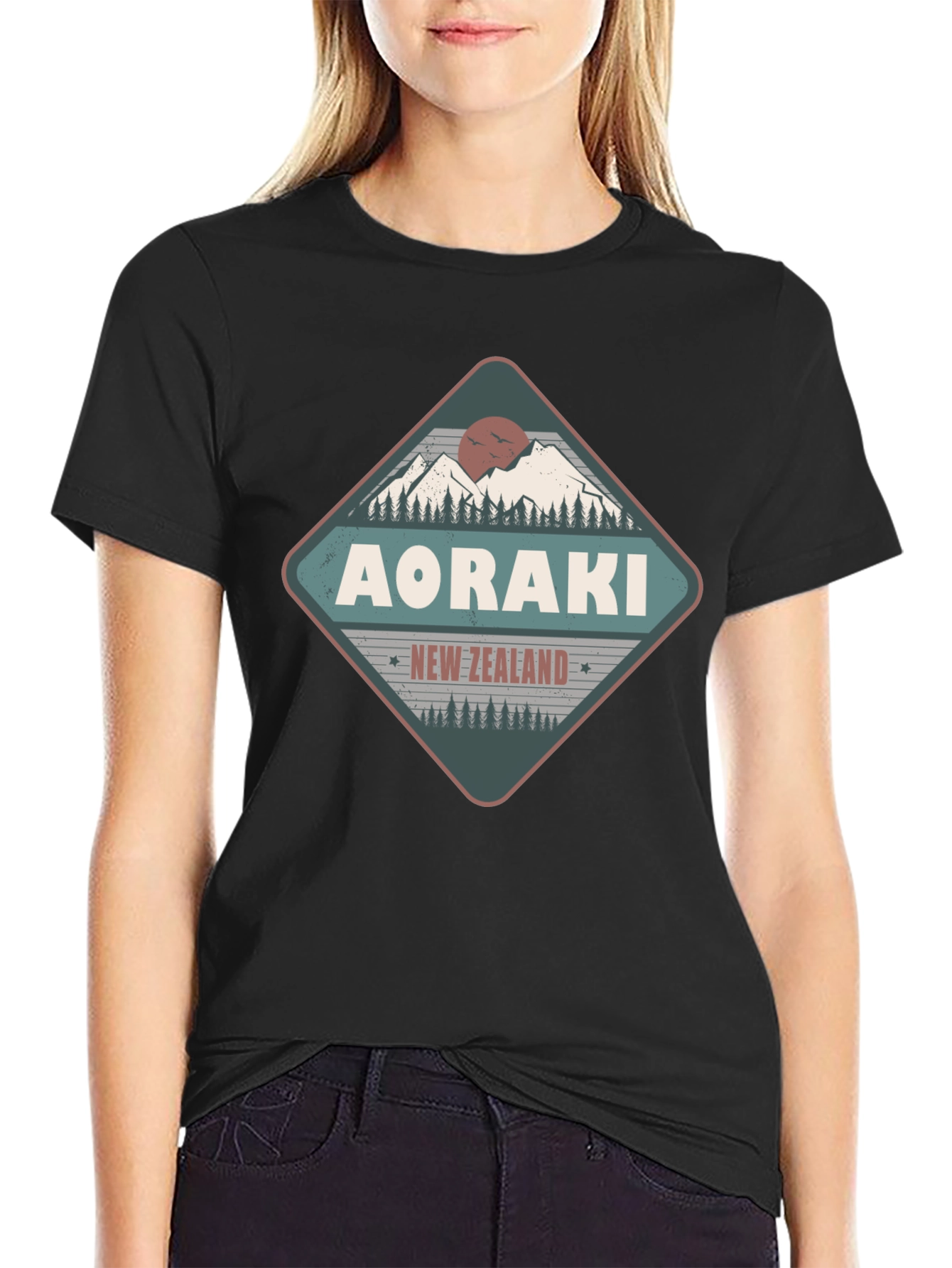 Aoraki New Zealand Graphic Tee