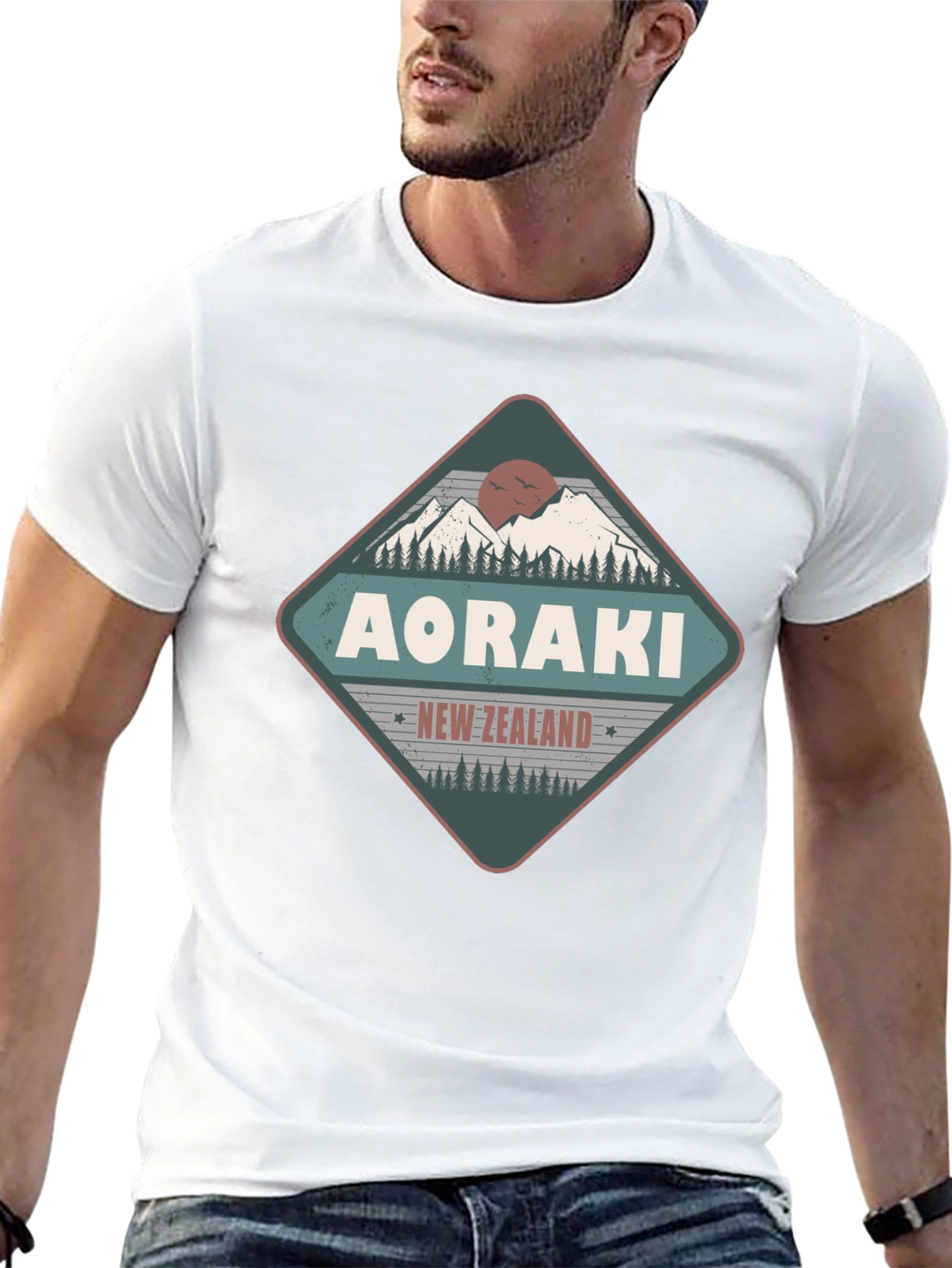 Aoraki New Zealand Graphic Tee