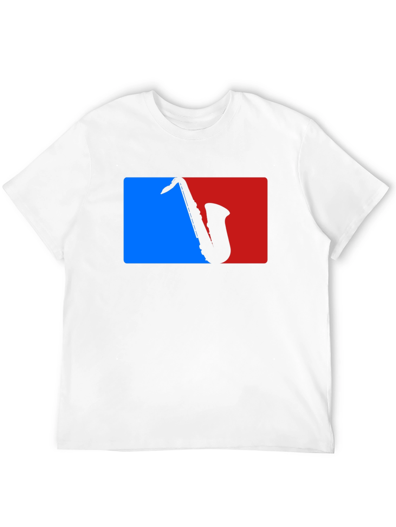 Saxophone Silhouette Graphic Tee - Music Lovers T-Shirt