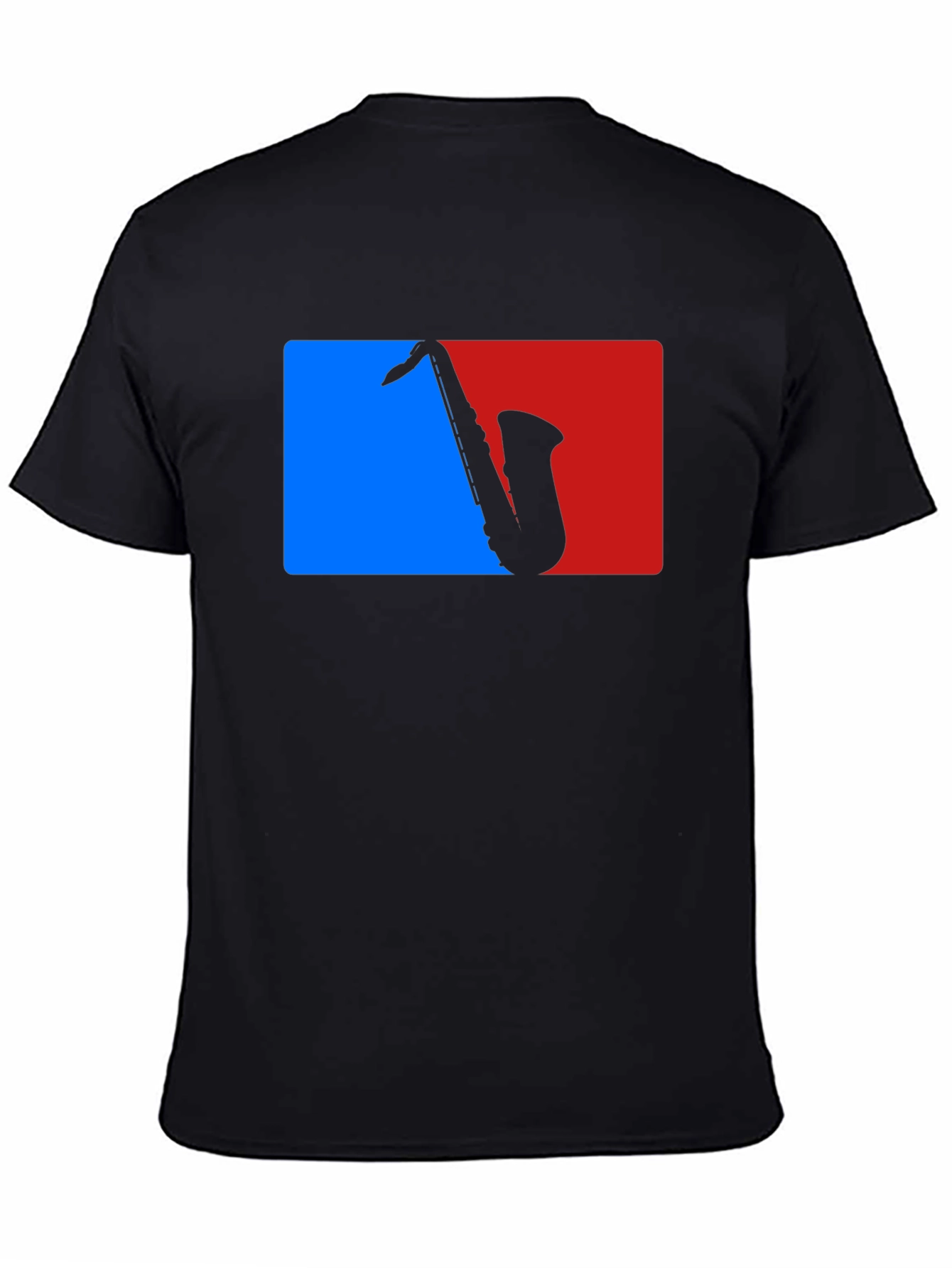 Saxophone Silhouette Graphic Tee - Music Lovers T-Shirt