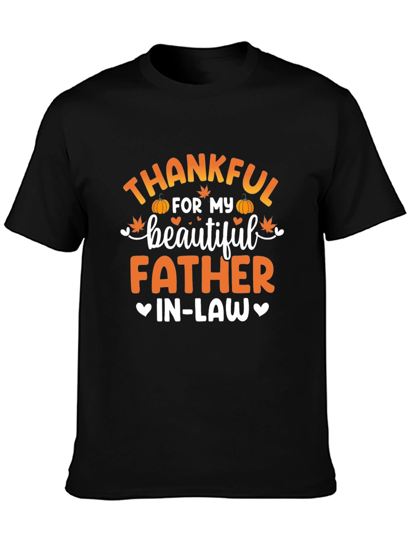 Thankful Father-in-Law Graphic Tee - Autumn Design