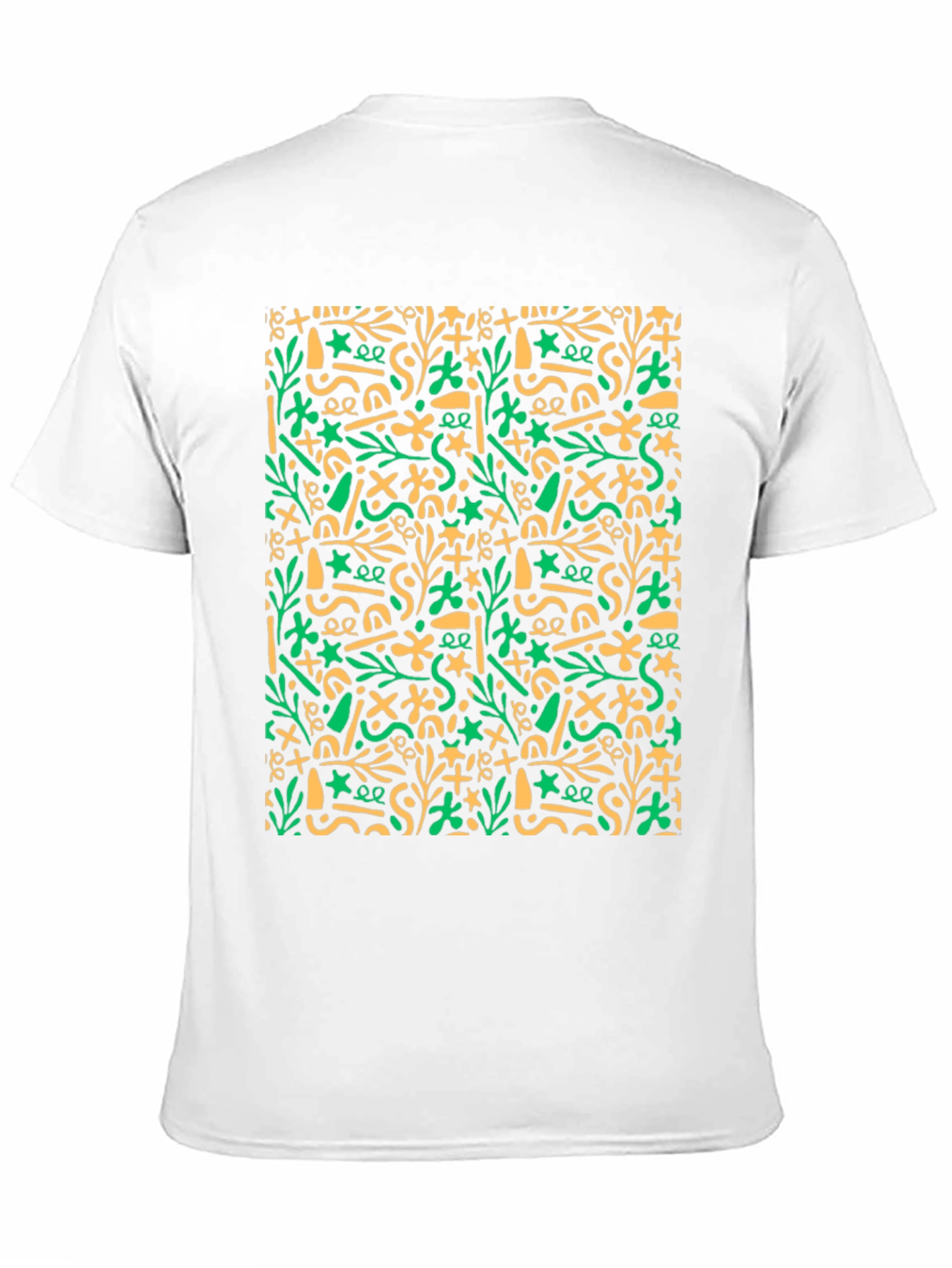 Abstract Pattern Black T-Shirt