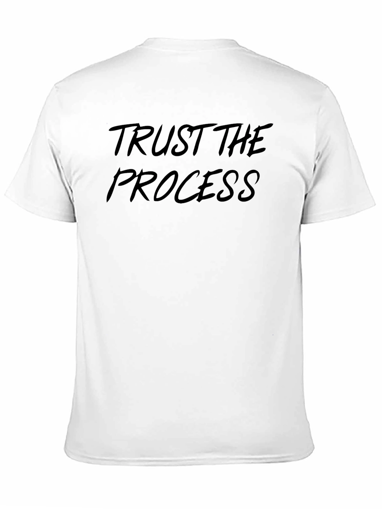 Trust The Process Black Graphic Tee
