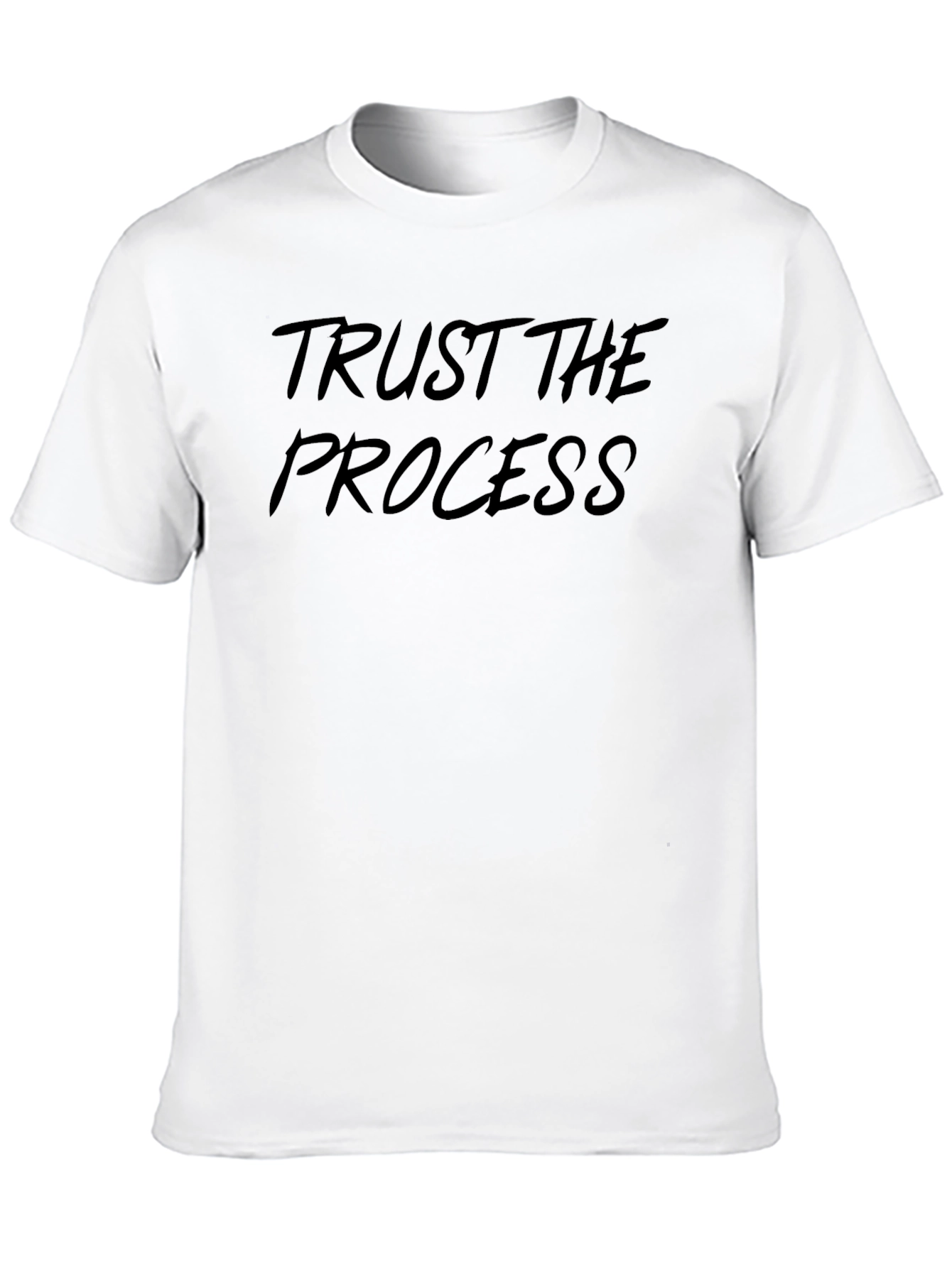 Trust The Process Black Graphic Tee