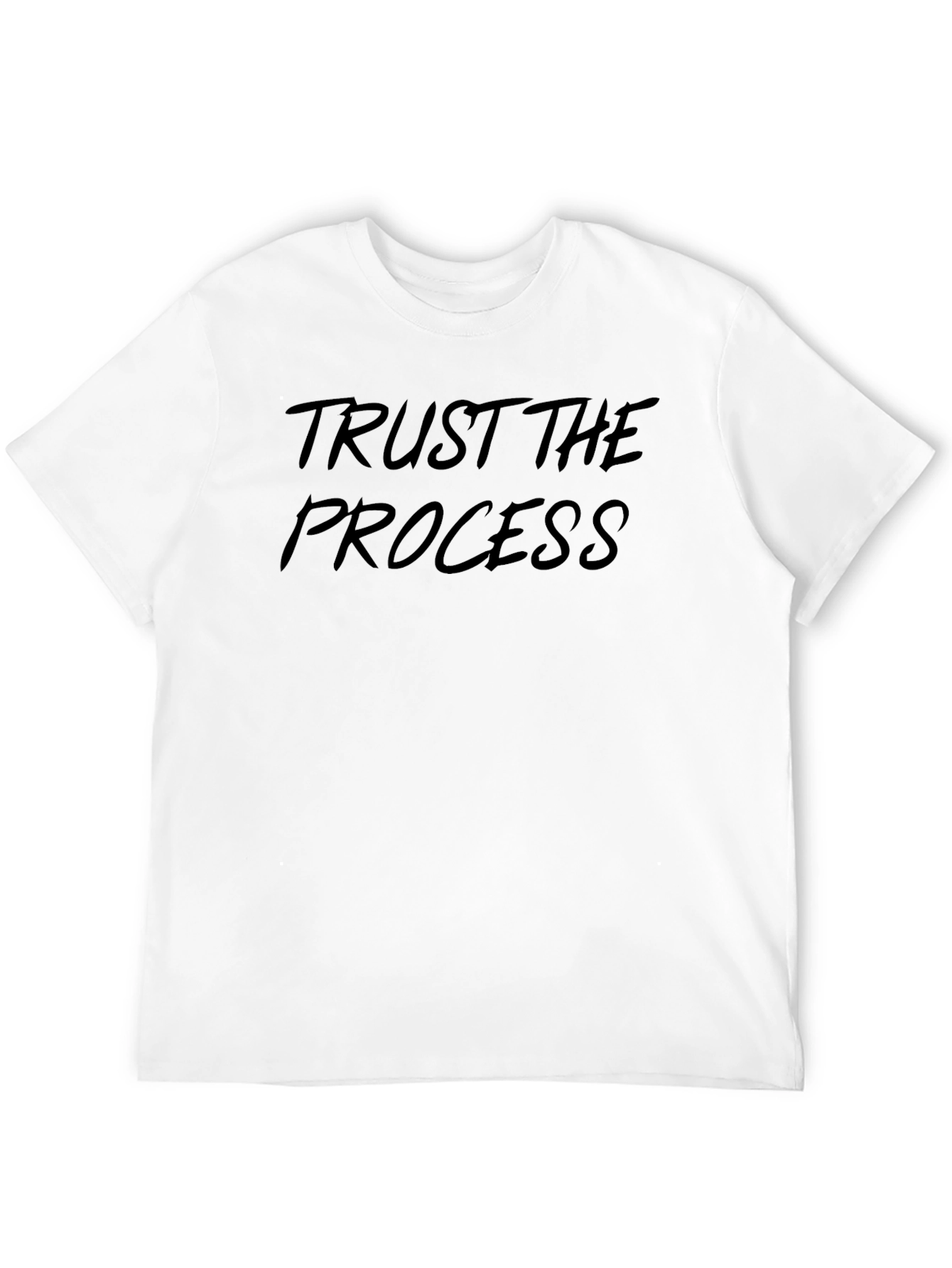 Trust The Process Black Graphic Tee