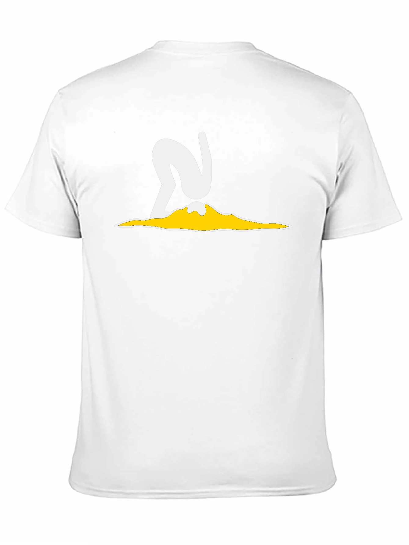 Abstract Graphic T-Shirt - Black Cotton Blend