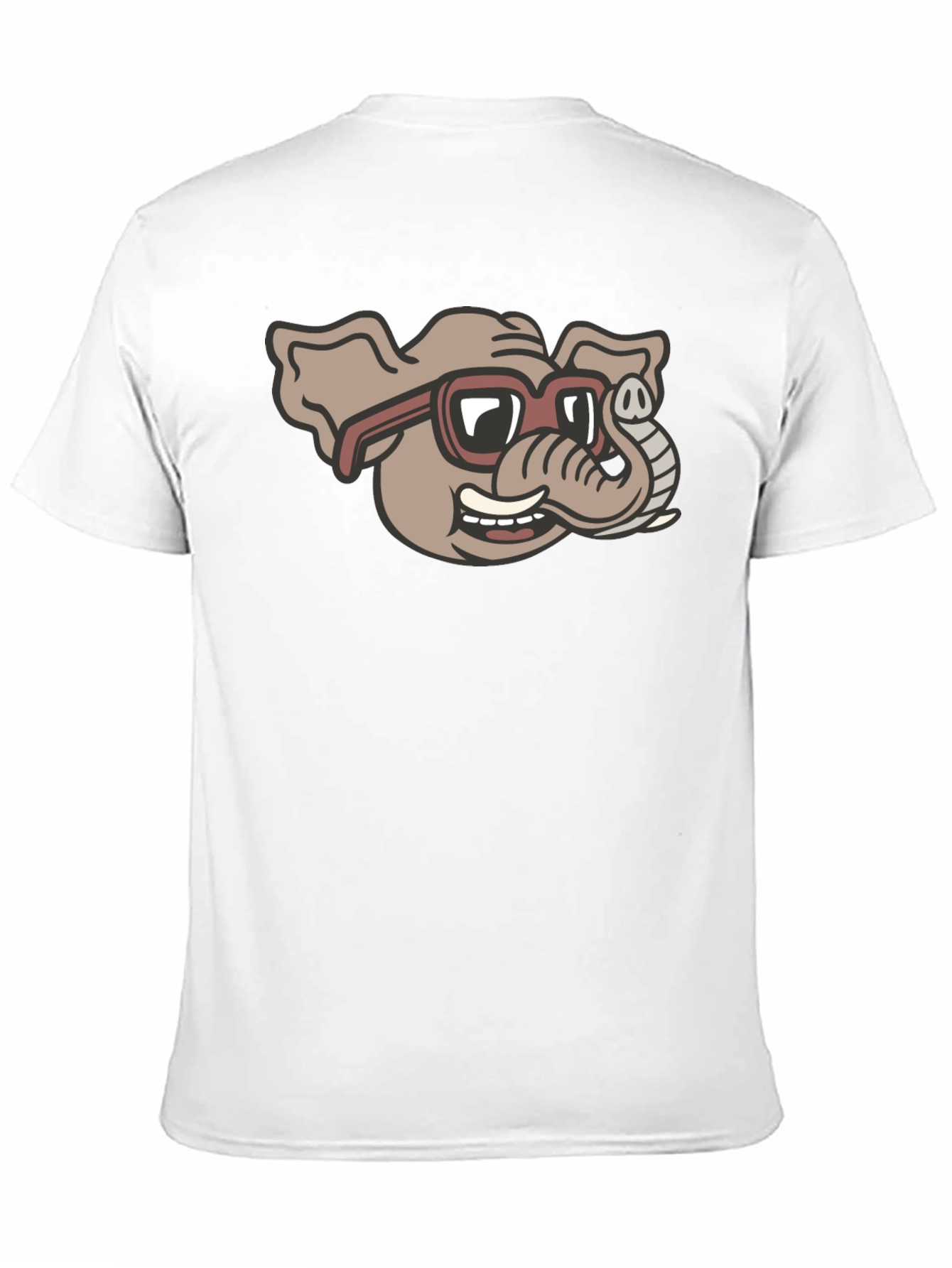 Cool Elephant in Shades Graphic T-Shirt