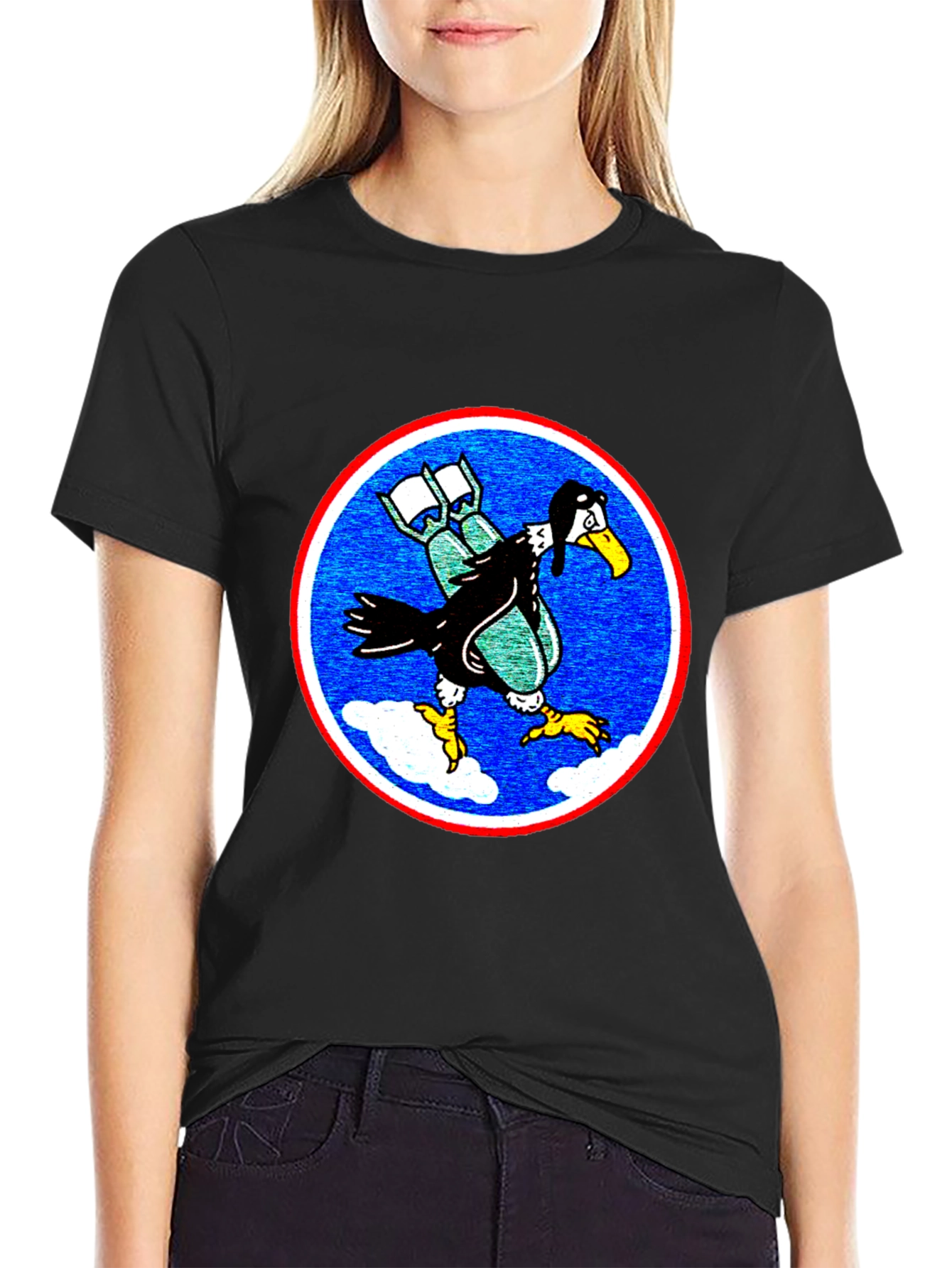 Bombing Bird T-Shirt - Pilot Design
