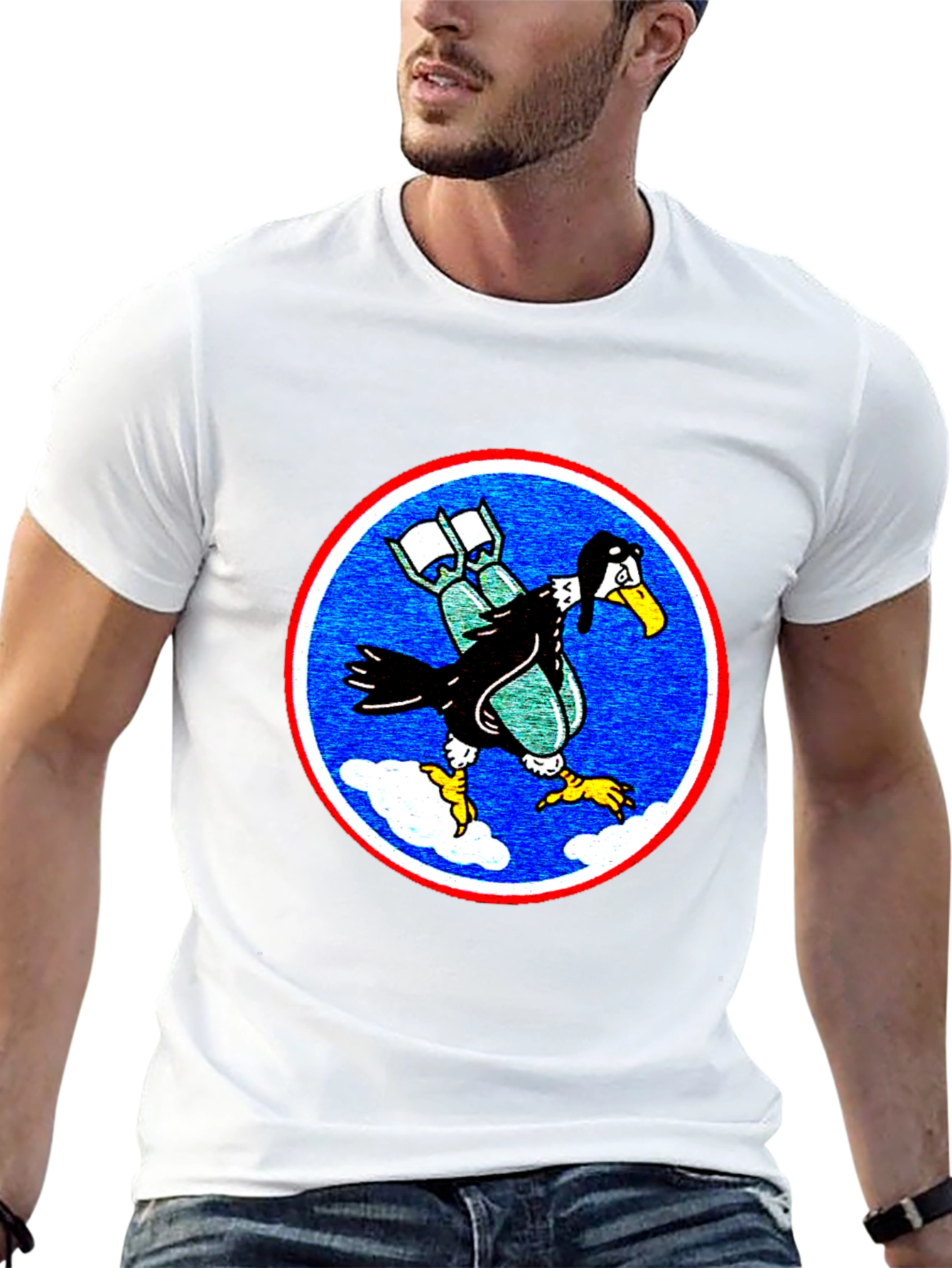 Bombing Bird T-Shirt - Pilot Design