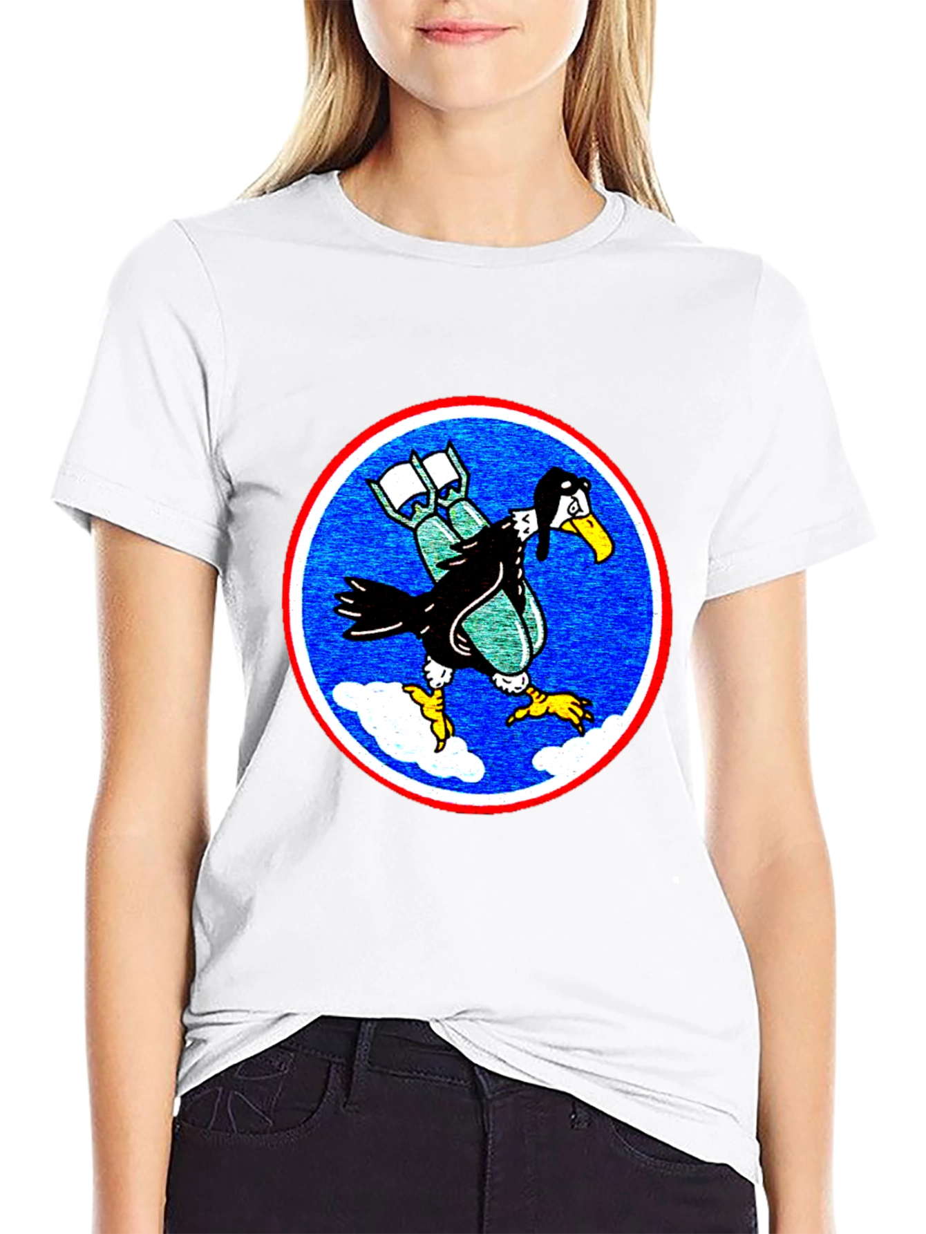 Bombing Bird T-Shirt - Pilot Design