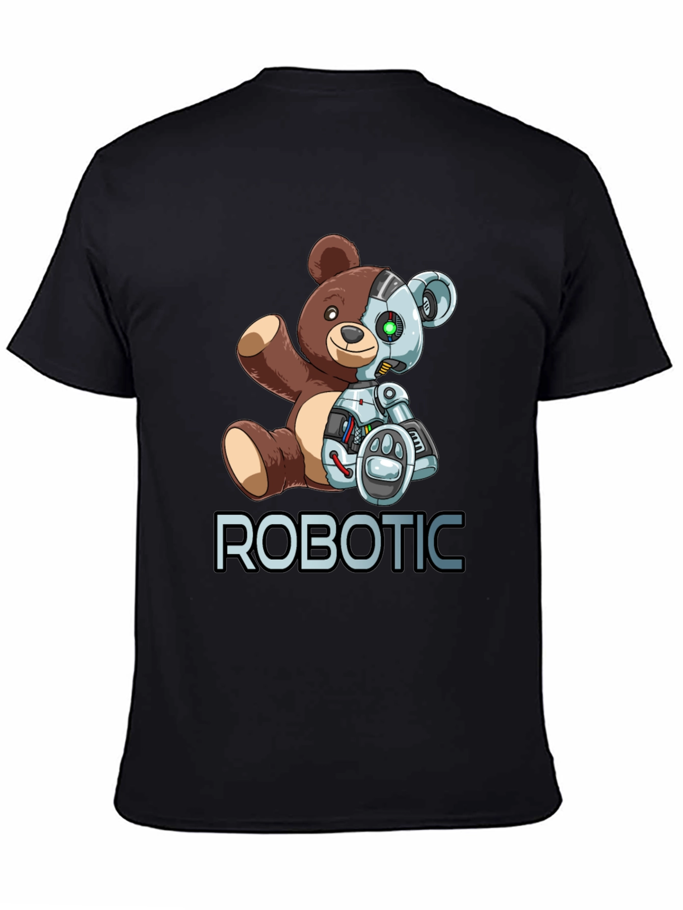 Robotic Teddy Bear Graphic T-Shirt