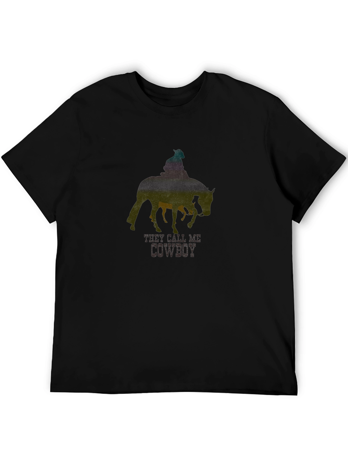 Cowboy Graphic T-Shirt - They Call Me Cowboy Tee