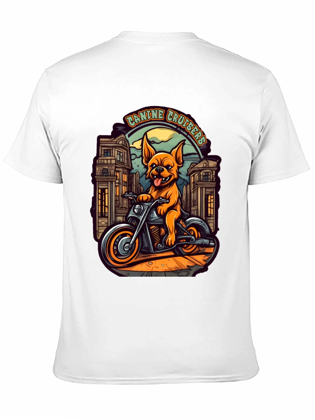Canine Cruisers Black Graphic T-Shirt