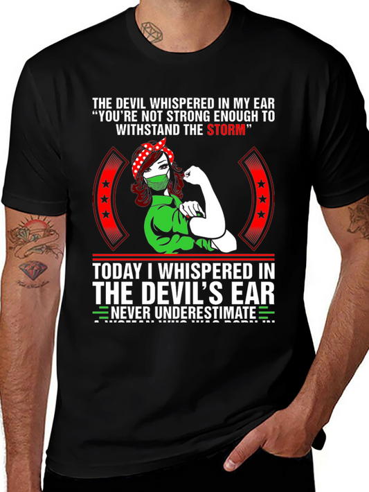 Strong Woman Graphic T-Shirt - Never Underestimate