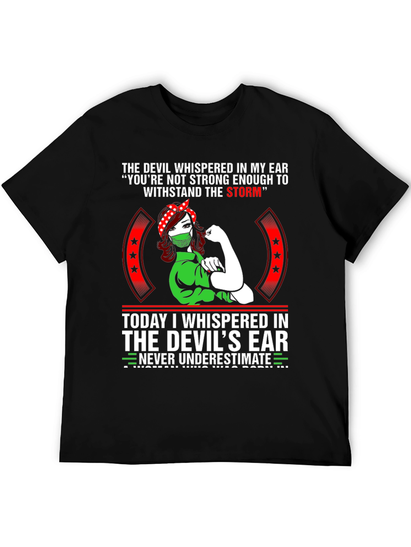Strong Woman Graphic T-Shirt - Never Underestimate