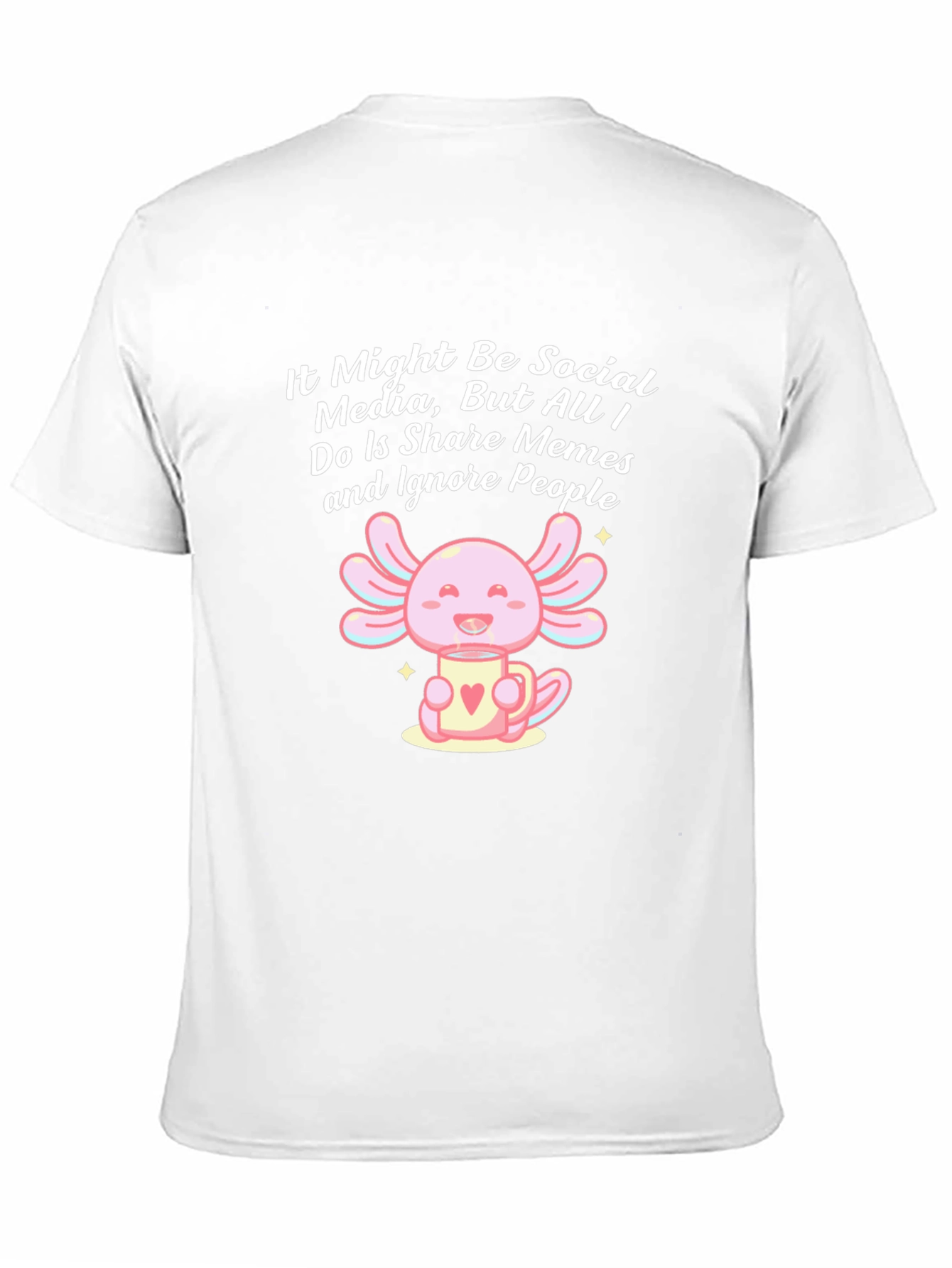 Social Media Meme Axolotl T-Shirt