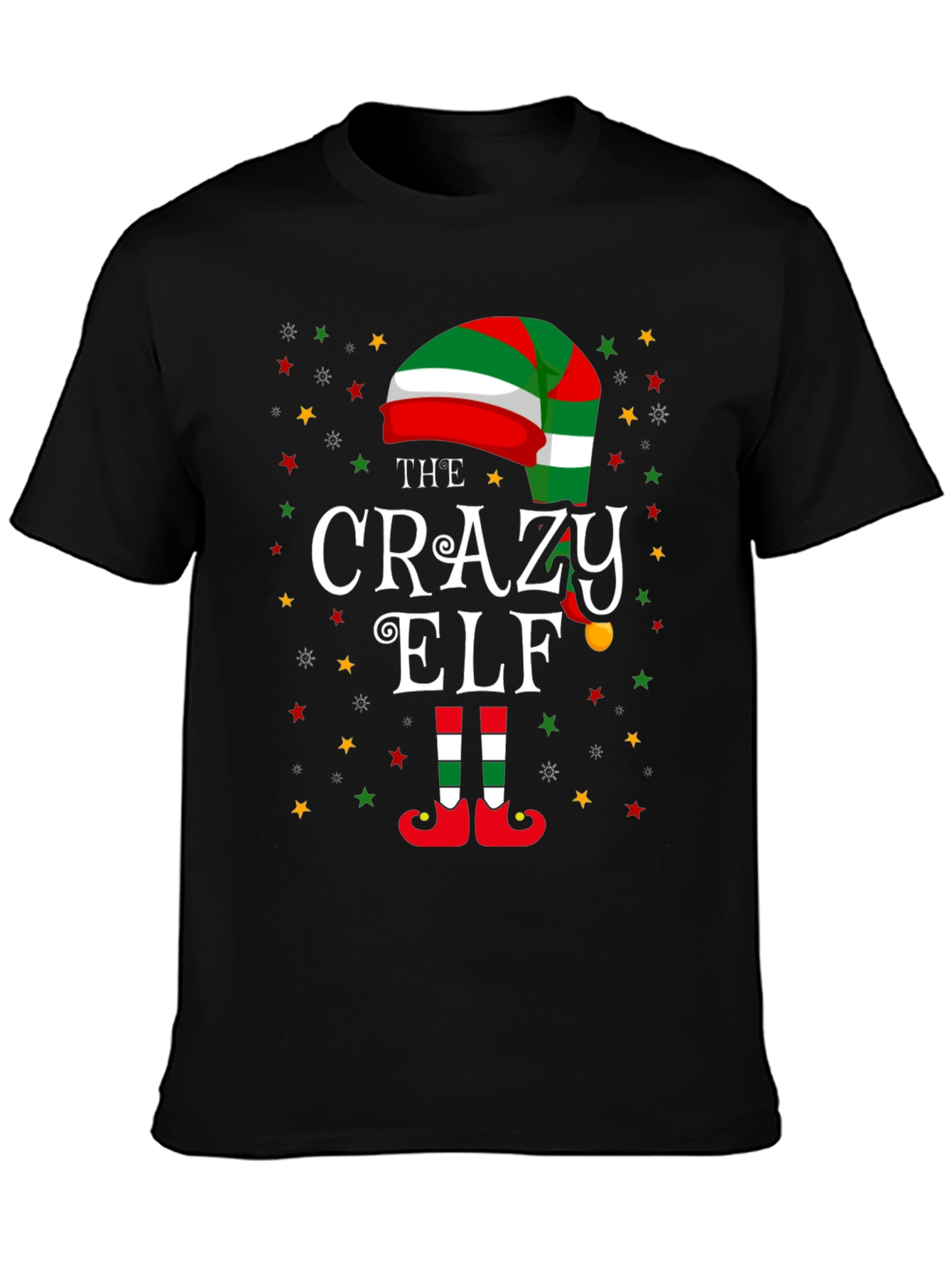 Crazy Elf Christmas T-Shirt