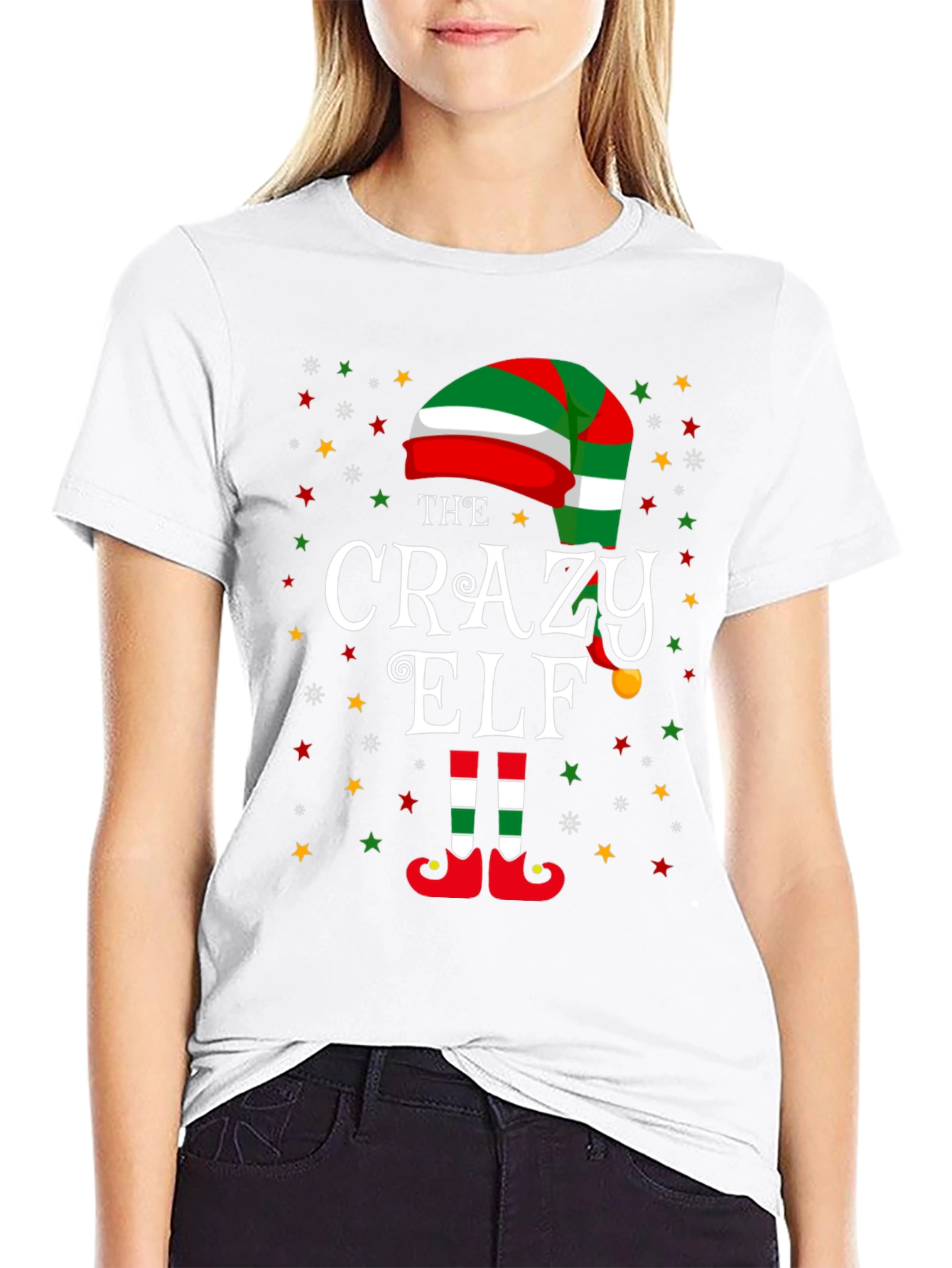 Crazy Elf Christmas T-Shirt