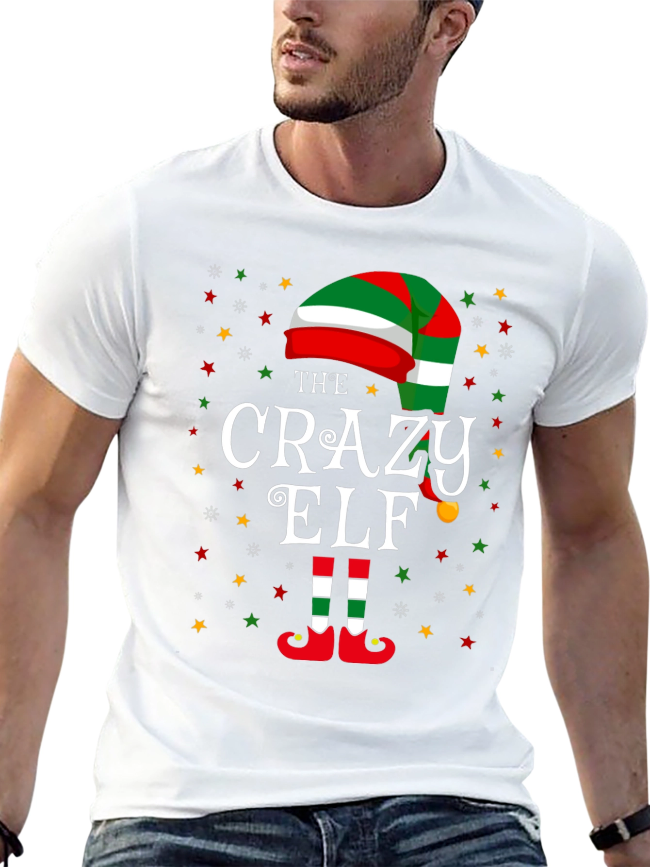 Crazy Elf Christmas T-Shirt