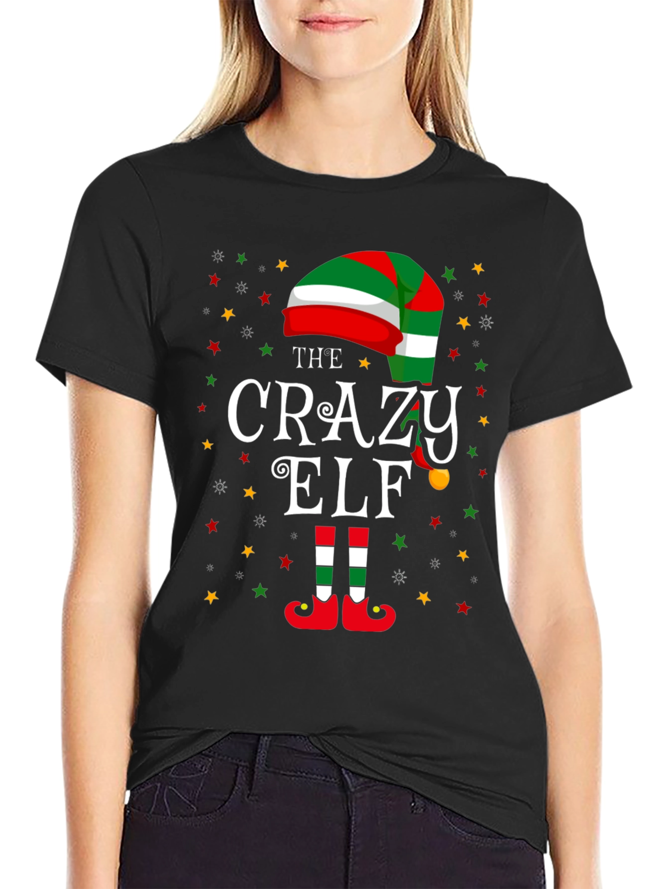 Crazy Elf Christmas T-Shirt