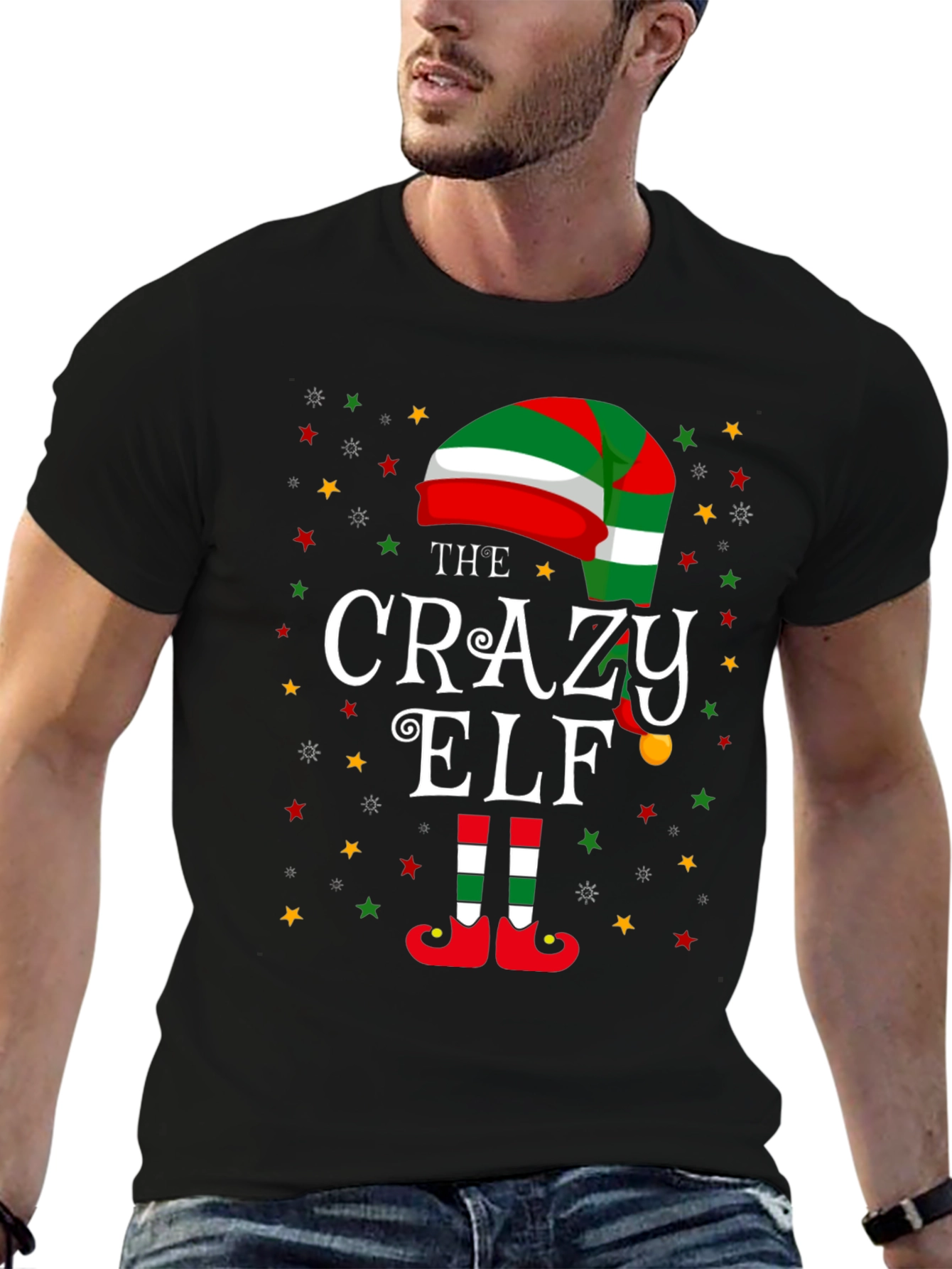 Crazy Elf Christmas T-Shirt