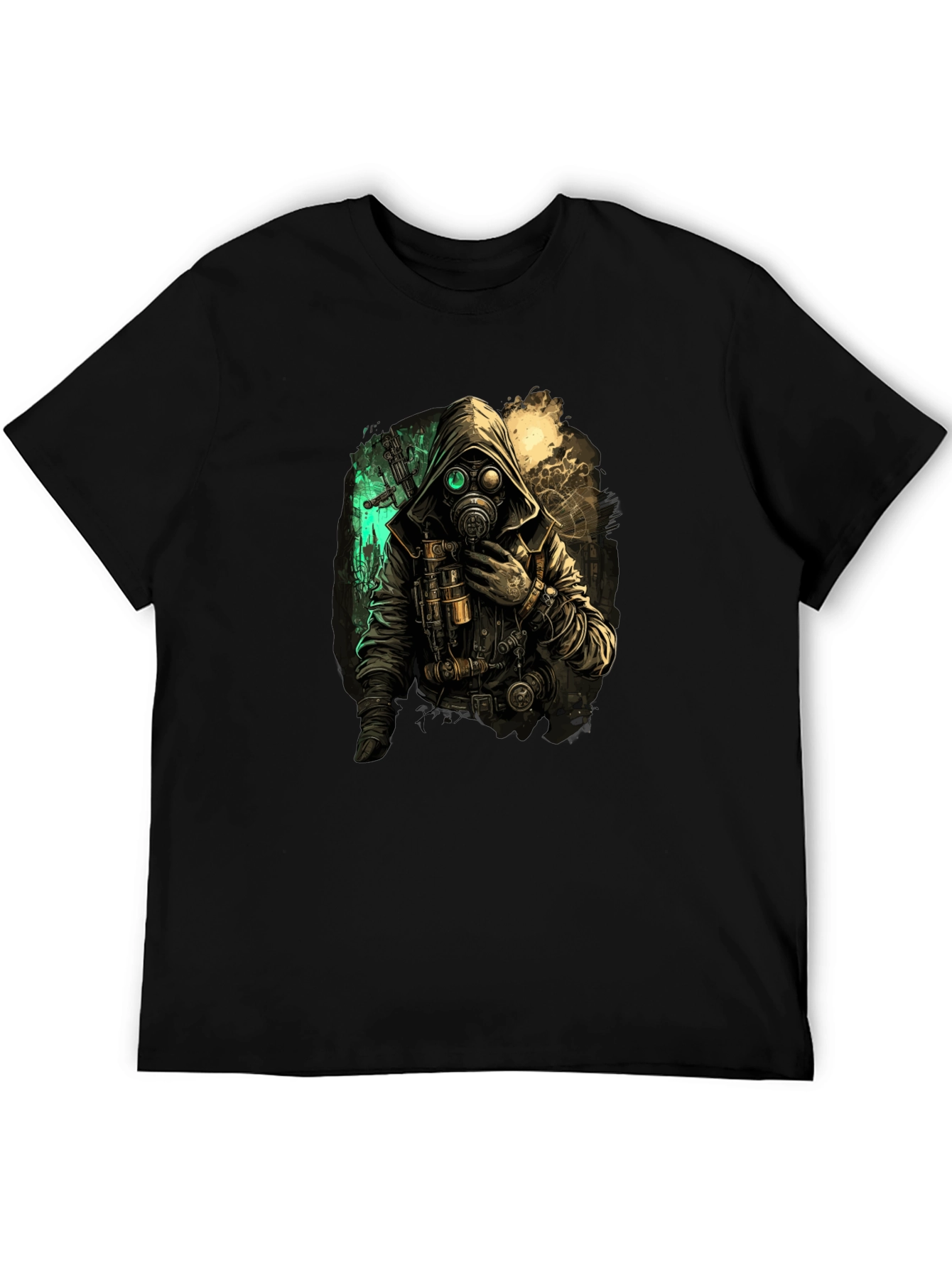 Steampunk Gas Mask Graphic Tee