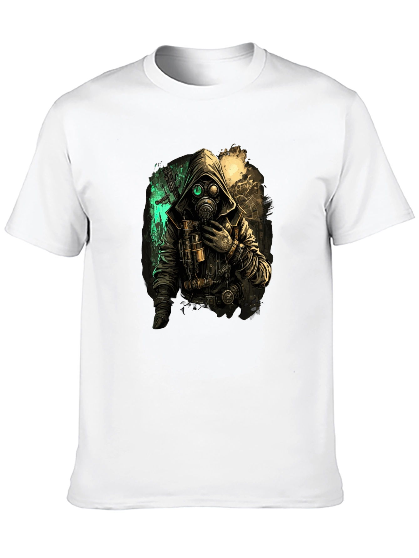 Steampunk Gas Mask Graphic Tee