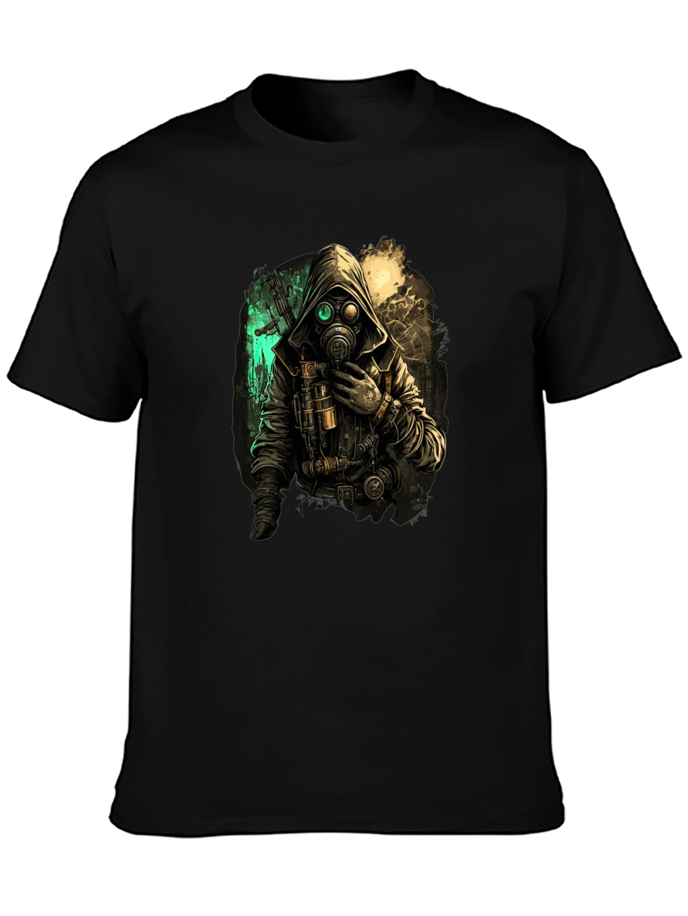 Steampunk Gas Mask Graphic Tee