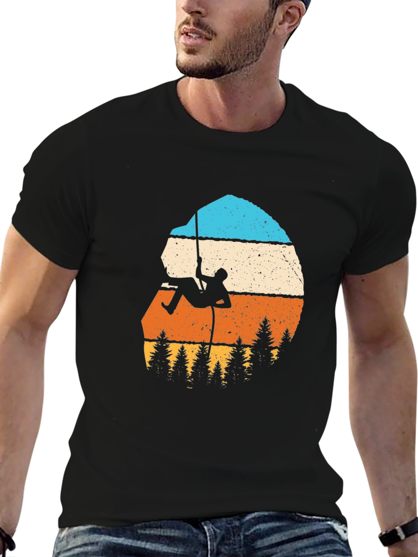 Climbing Retro Graphic Tee