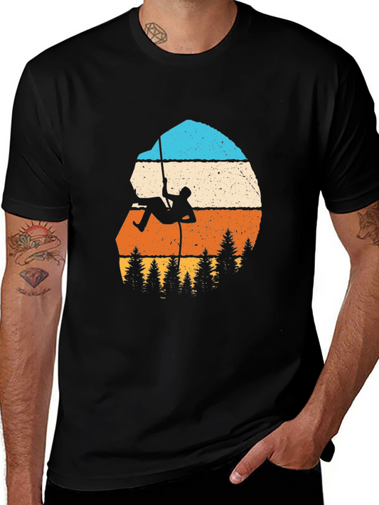 Climbing Retro Graphic Tee