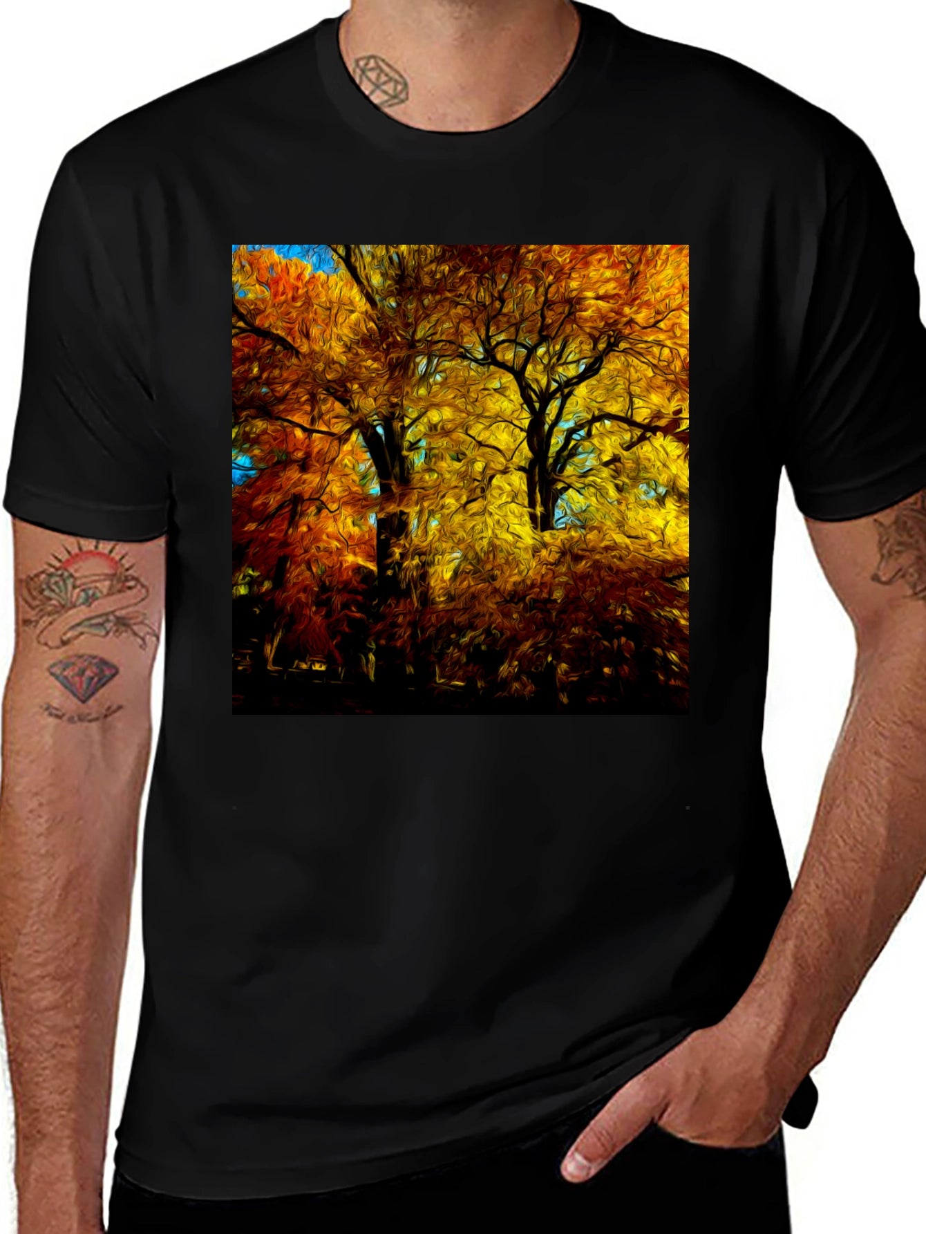 Autumn Trees Graphic Tee