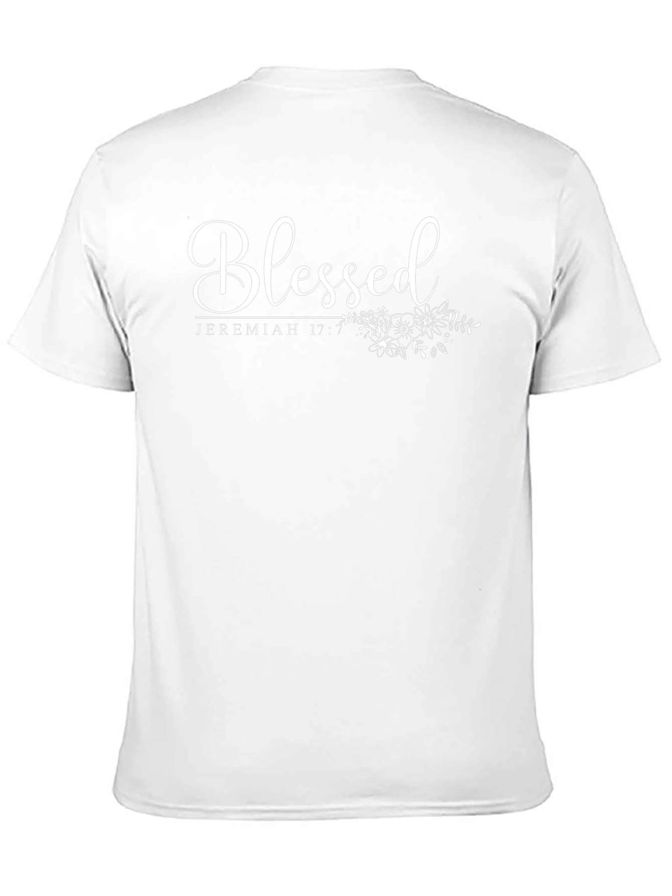 Blessed Jeremiah 17:7 Black T-Shirt