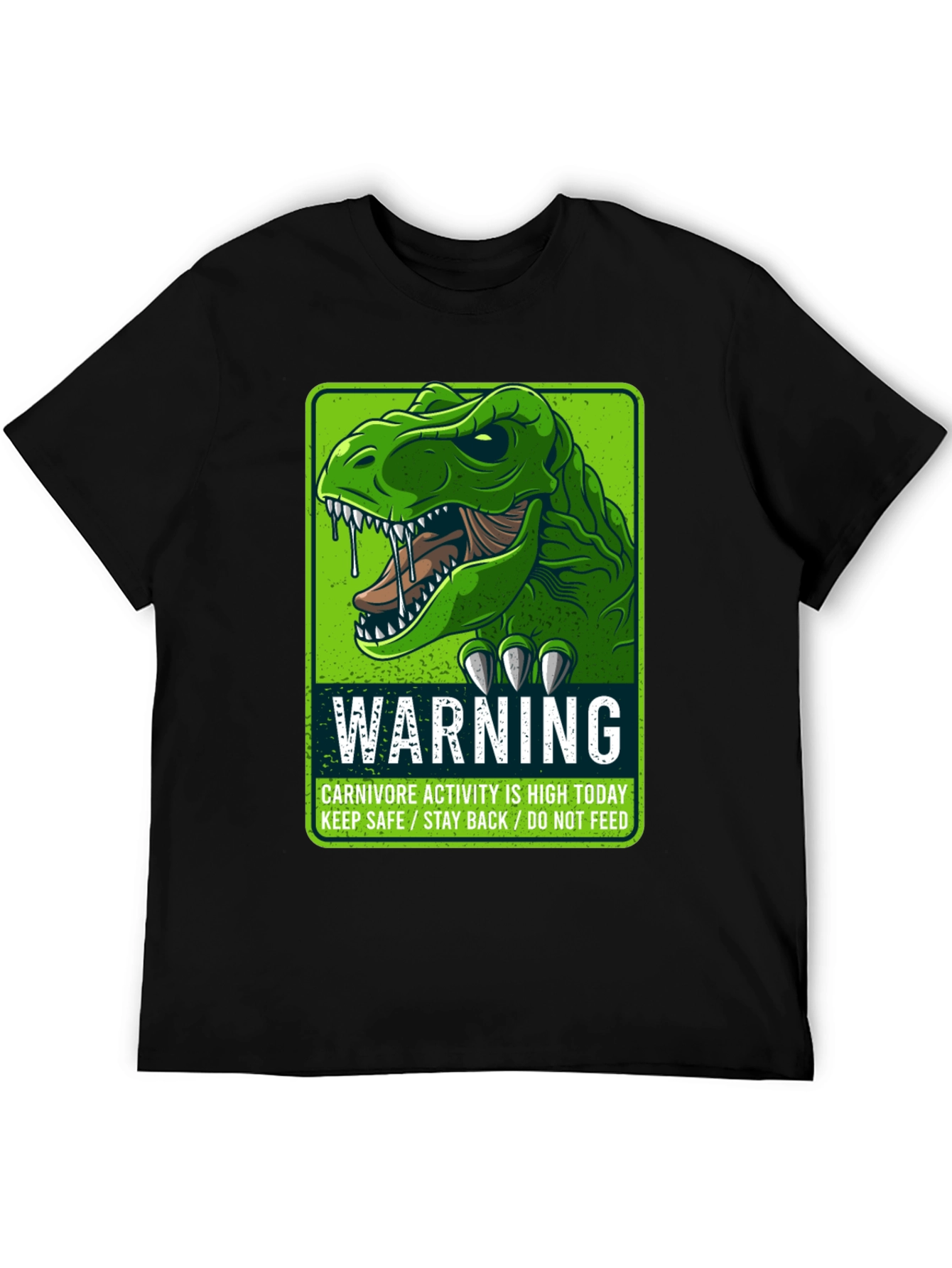 Carnivore Warning Graphic T-Shirt