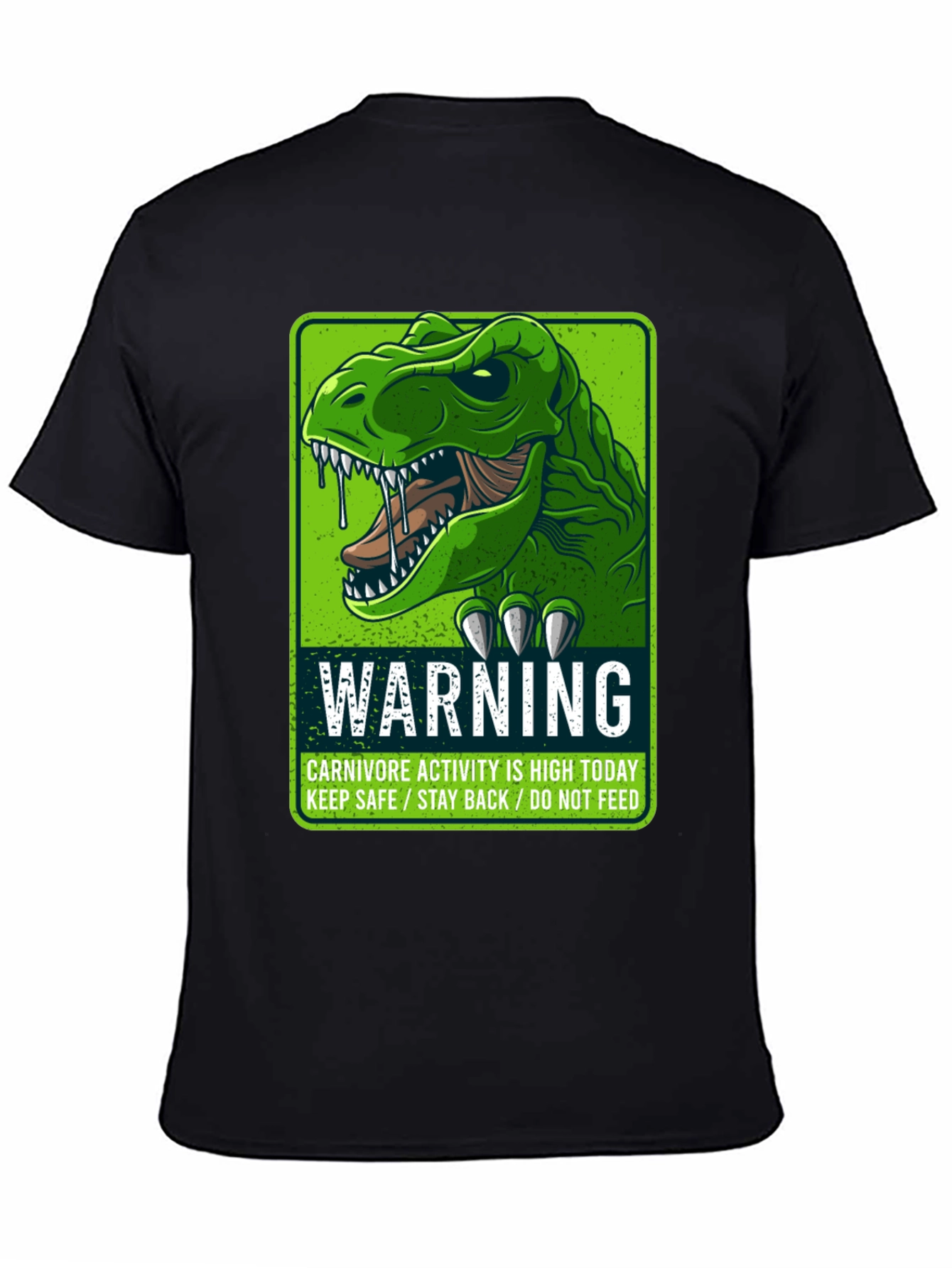 Carnivore Warning Graphic T-Shirt