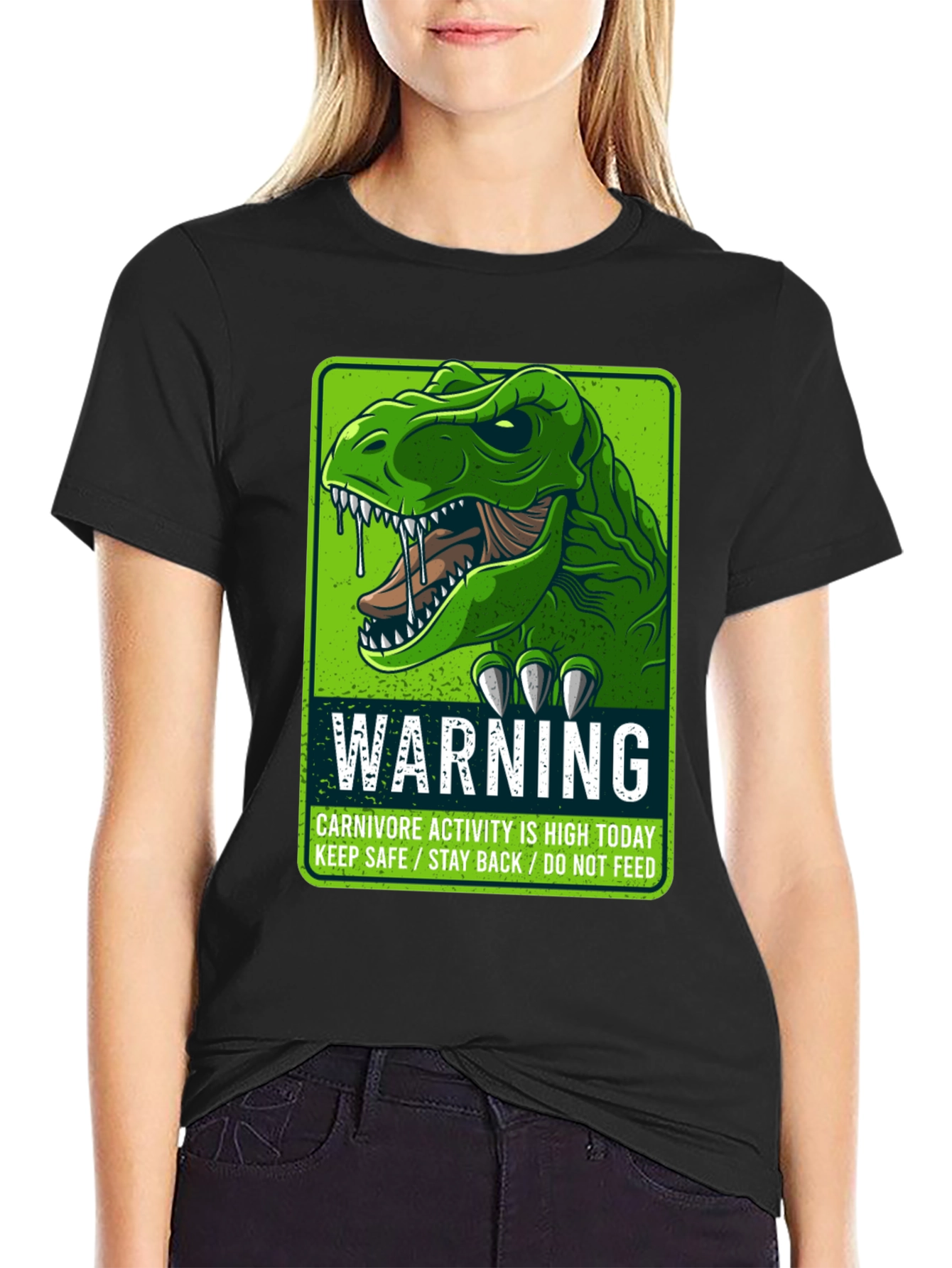 Carnivore Warning Graphic T-Shirt
