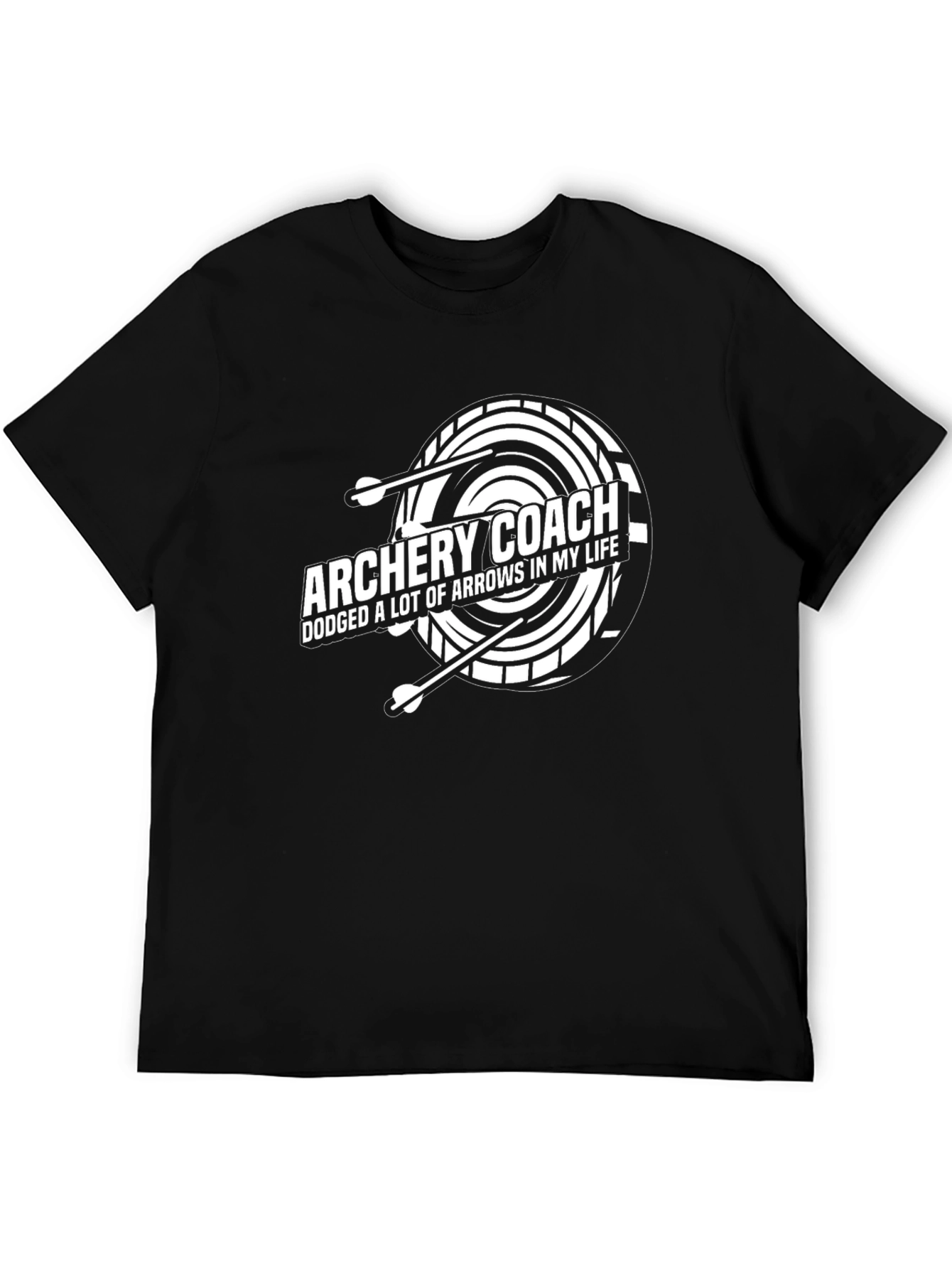 Archery Coach Arrow Dodge Graphic Tee