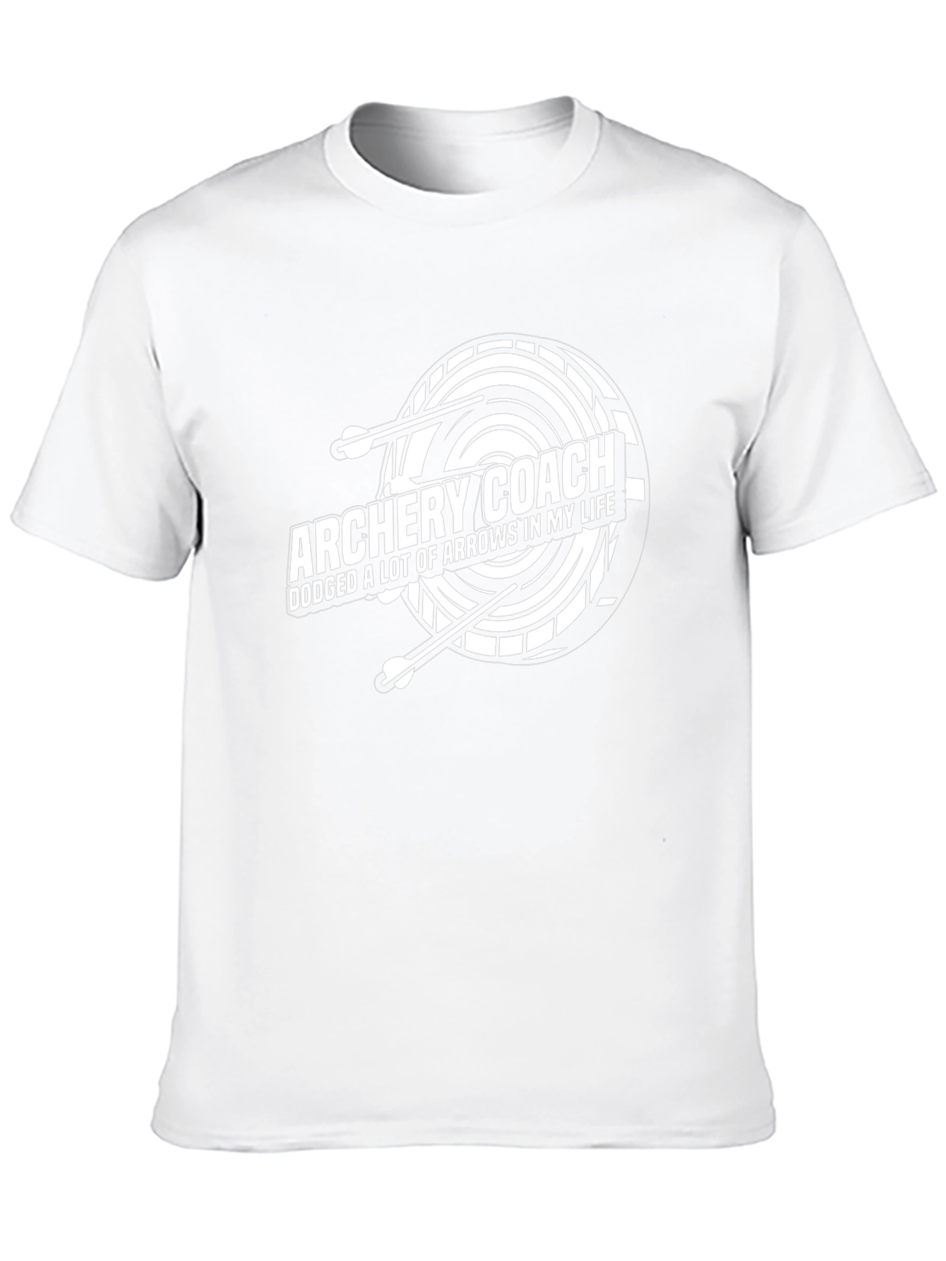 Archery Coach Arrow Dodge Graphic Tee