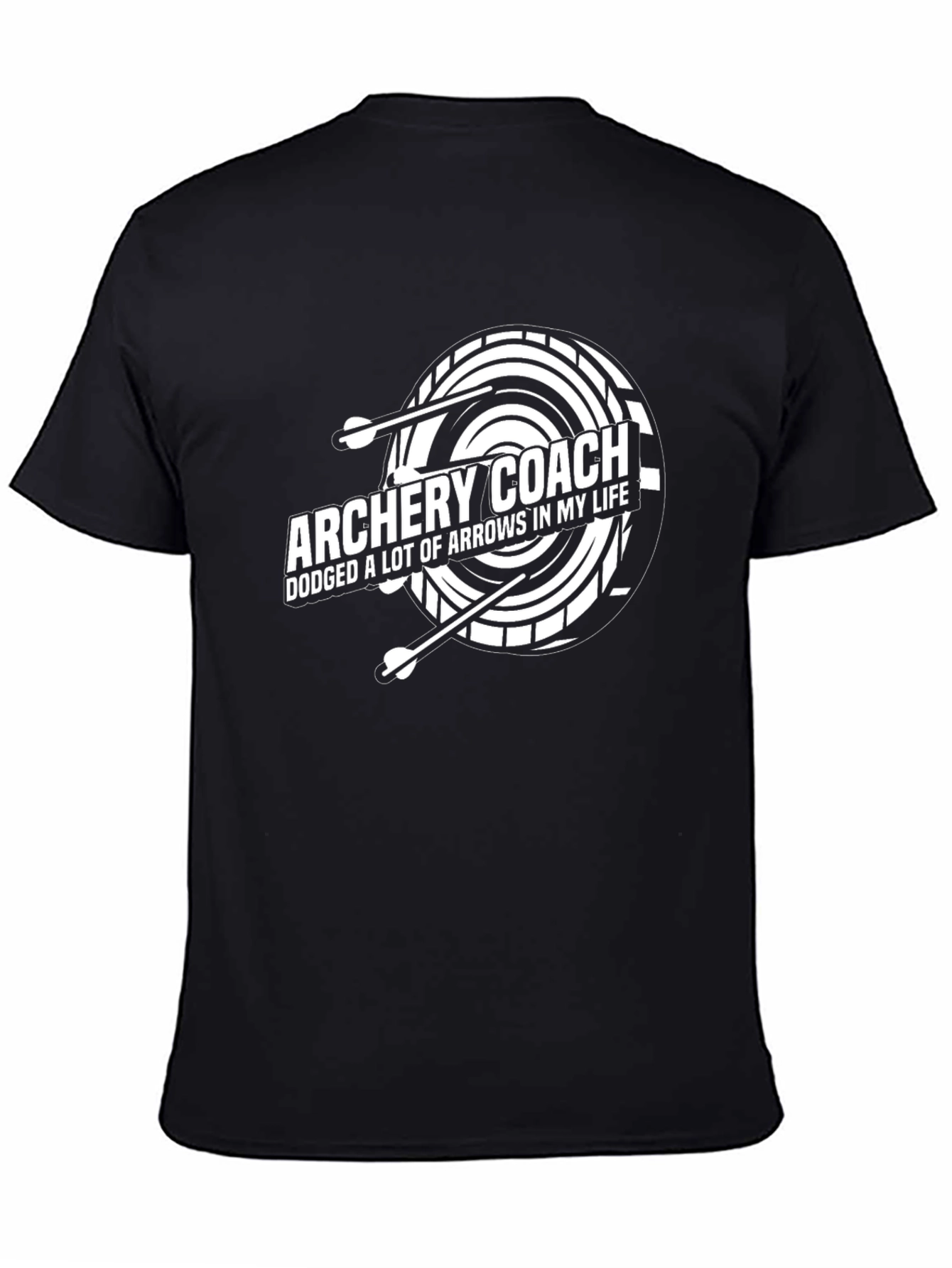 Archery Coach Arrow Dodge Graphic Tee