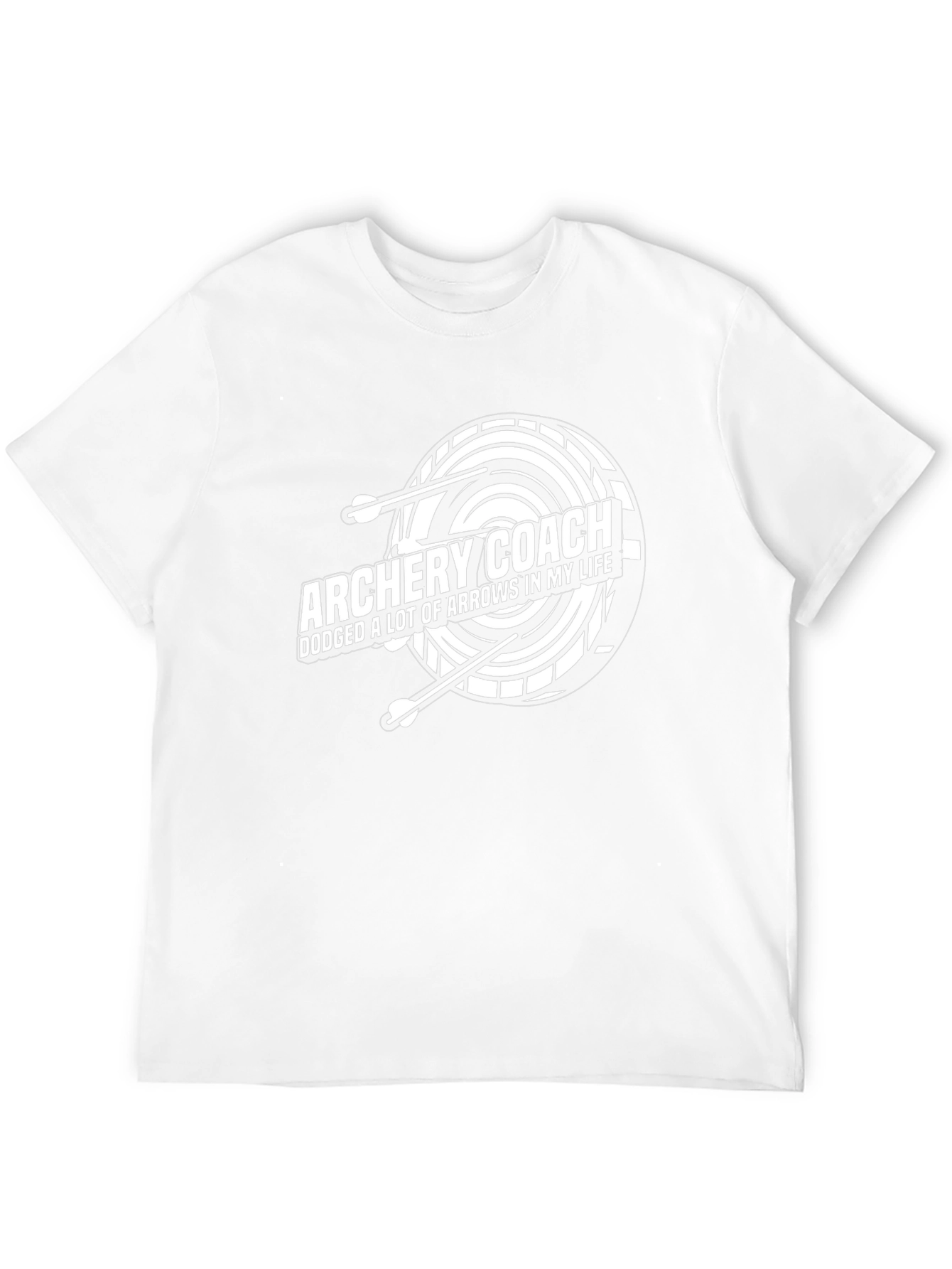 Archery Coach Arrow Dodge Graphic Tee
