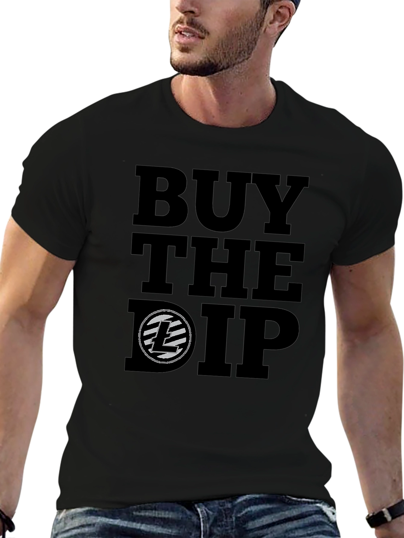 Buy the Dip Crypto T-Shirt - Black