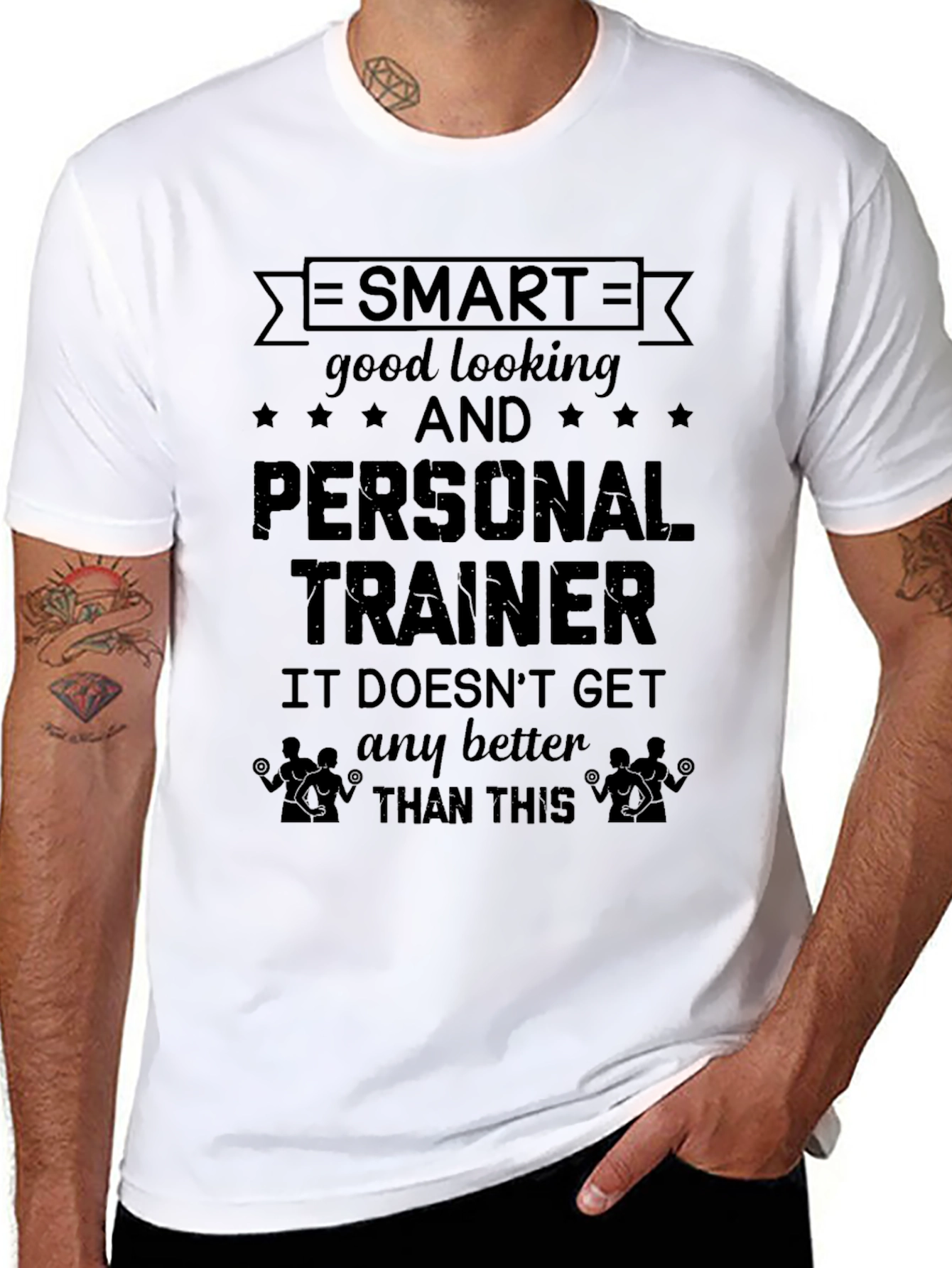 Smart Personal Trainer T-Shirt - Fitness Apparel