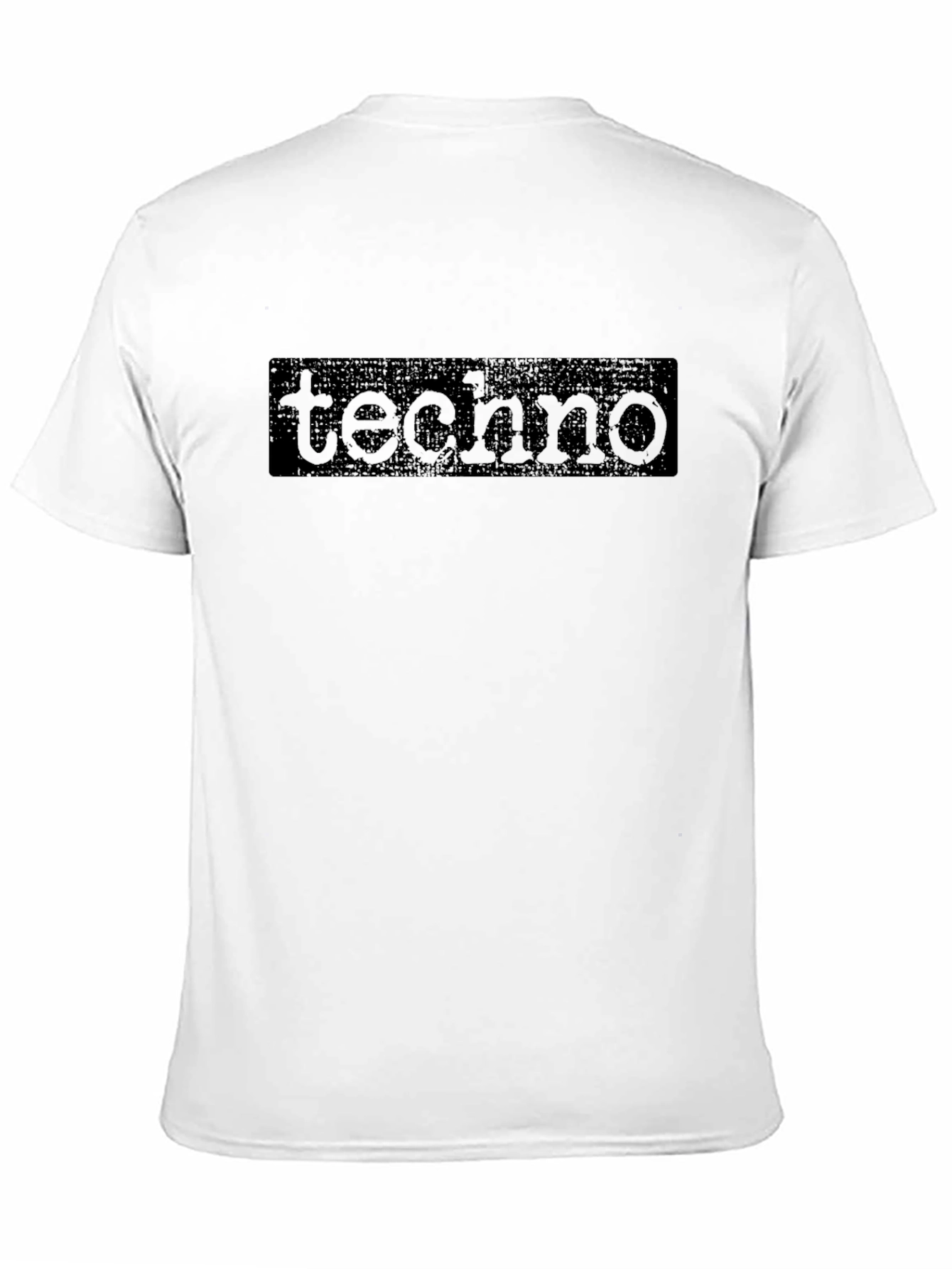 Techno Graphic Tee - Black Cotton Comfort
