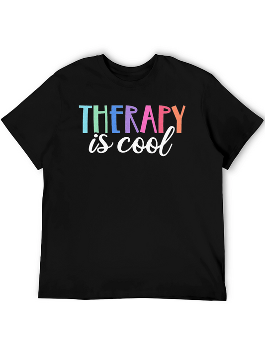 Therapy is Cool Graphic Tee - Unisex Cotton T-Shirt