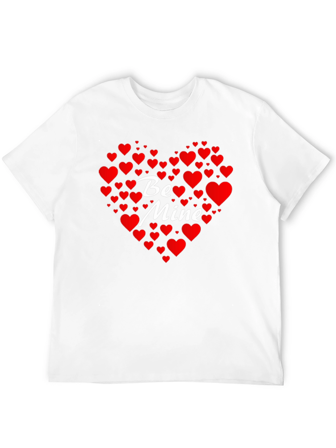 Be Mine Heart Valentines Day T-Shirt