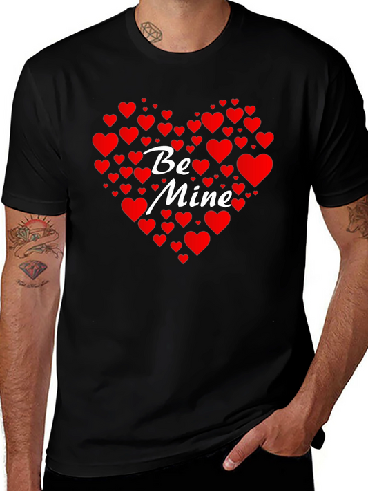 Be Mine Heart Valentines Day T-Shirt