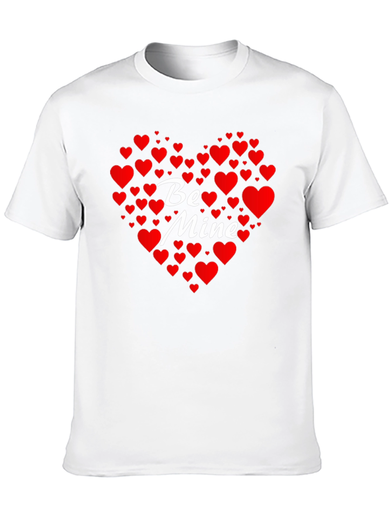 Be Mine Heart Valentines Day T-Shirt