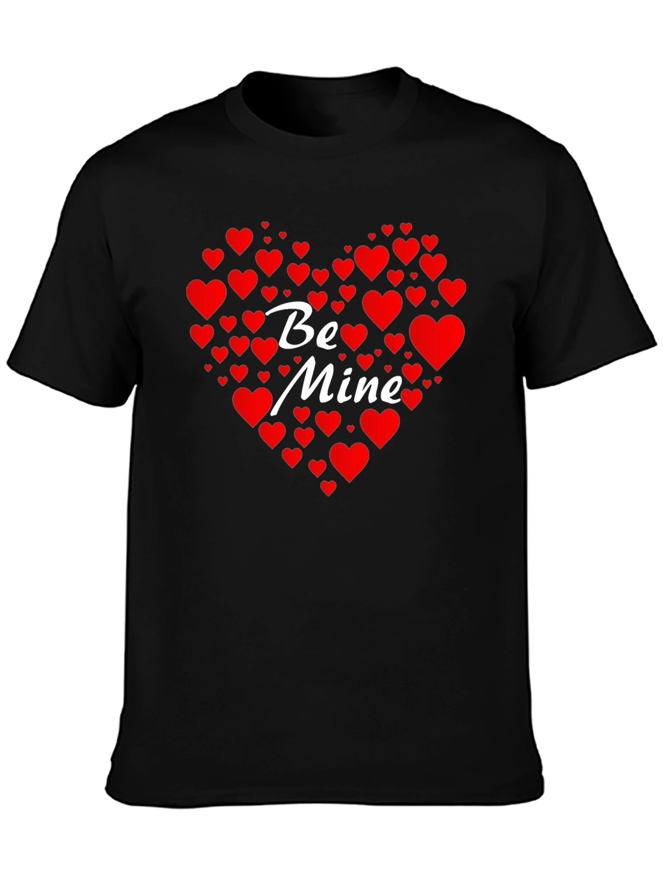 Be Mine Heart Valentines Day T-Shirt