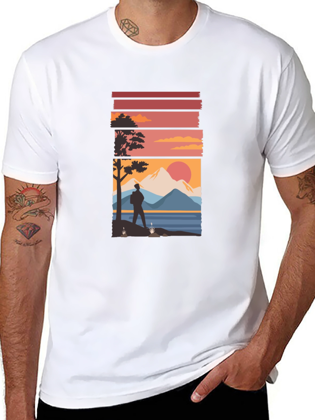 Sunset Vista Graphic T-Shirt